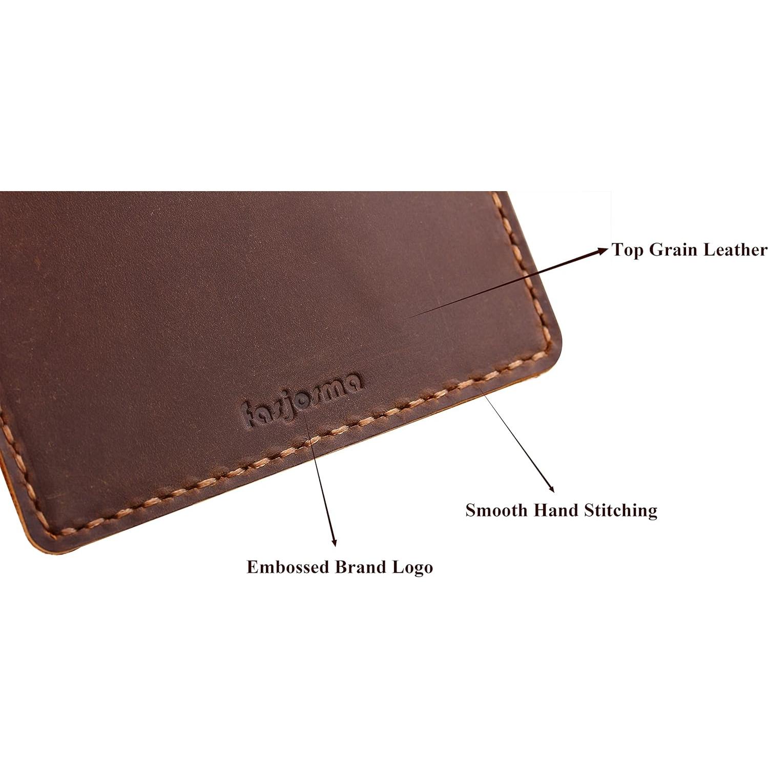 Cubierta de Cuero Fasjosma para Cuaderno Espiral 3.5x5.5"