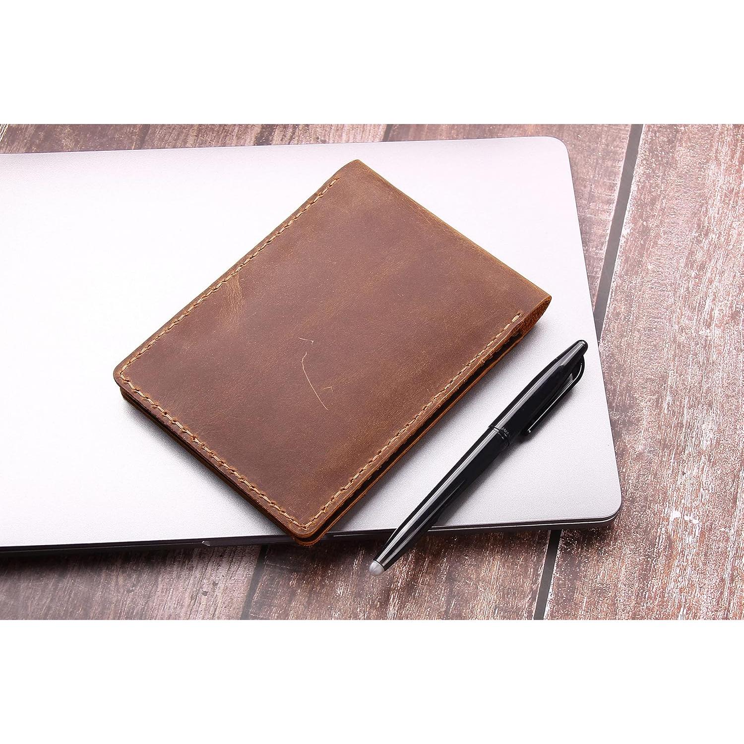 Cubierta de Cuero Fasjosma para Cuaderno Espiral 3.5x5.5"