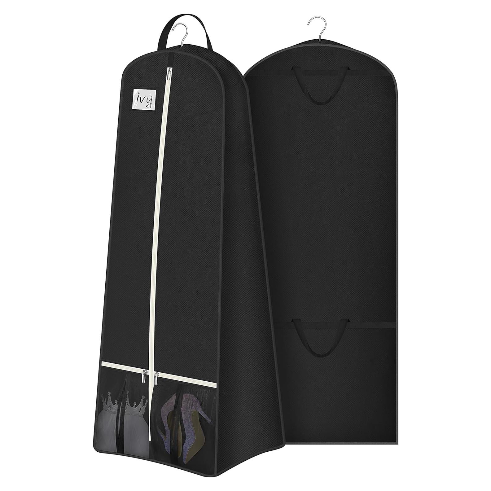 Bolsa de Vestido de Novia KIMBORA 72" con Bolsillos Negros