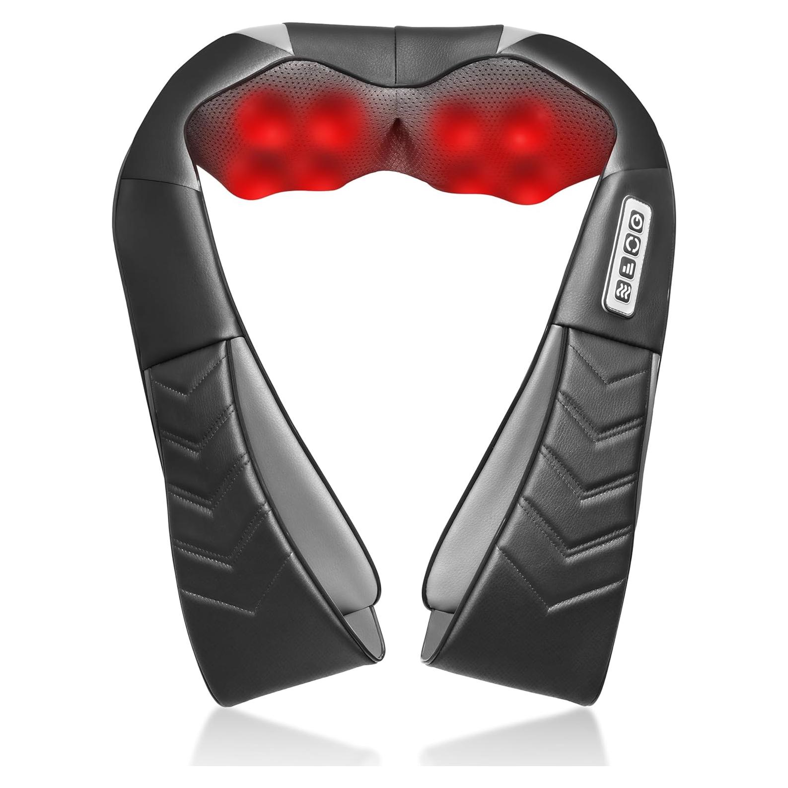 Masajeador Eléctrico Shiatsu Alliggic con Calor 35.5x17.8cm