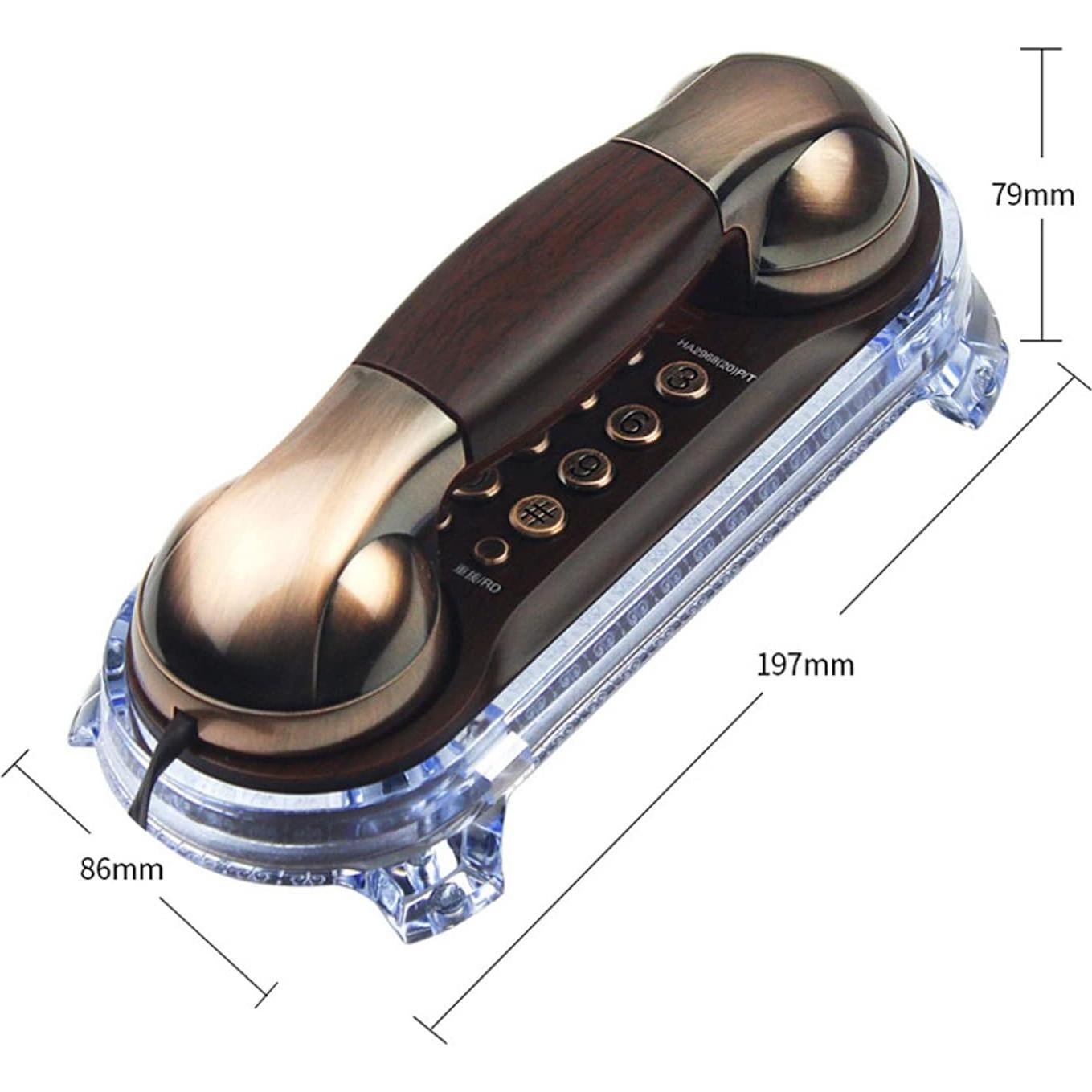 Teléfono Corded Vintage TelPal 309 Montable Pared Escritorio