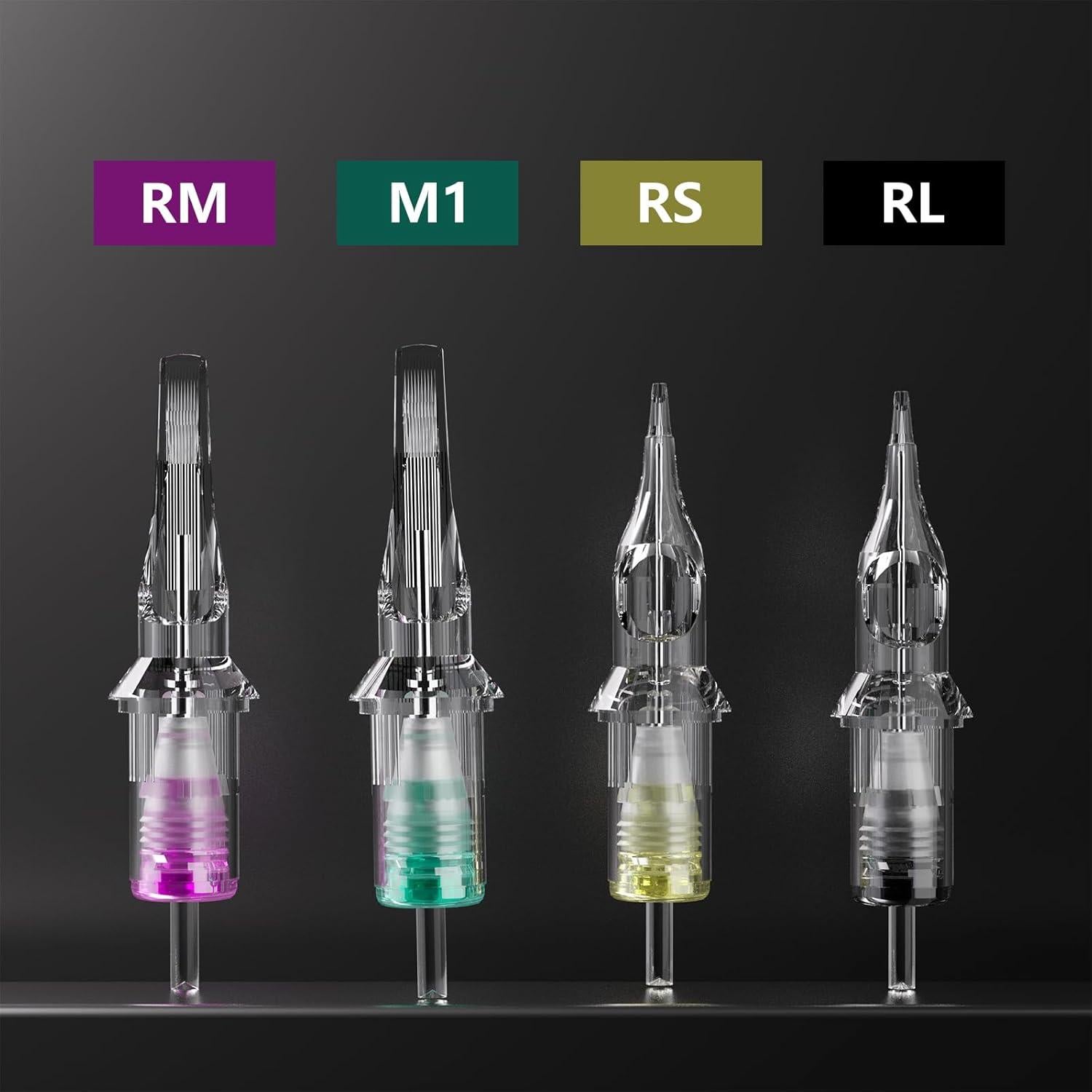 Agujas de Tatuaje Cartucho BIGWASP 50pcs Variadas Magnum M1