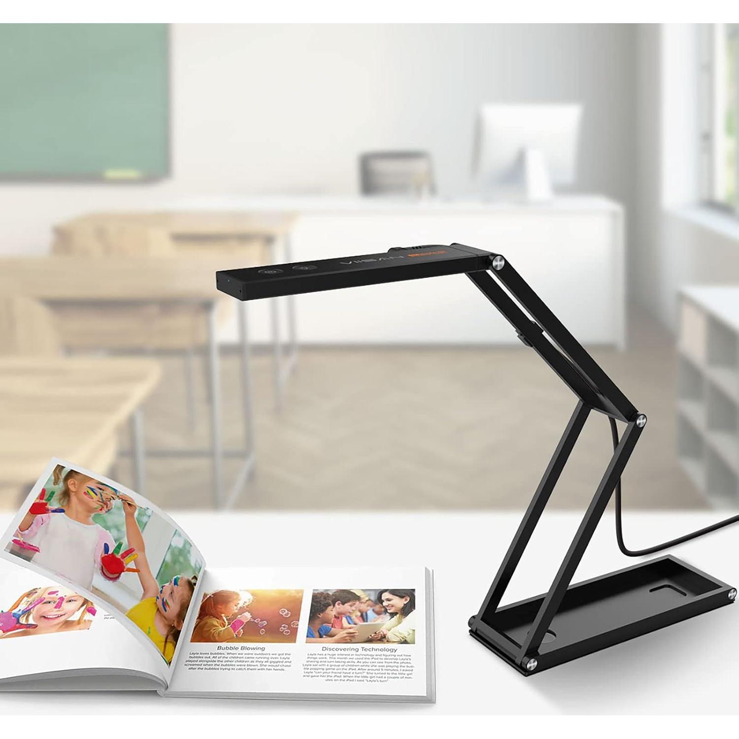 Cámara de Documentos VIISAN P4U-A 13MP 4K con Luz LED y Micrófono