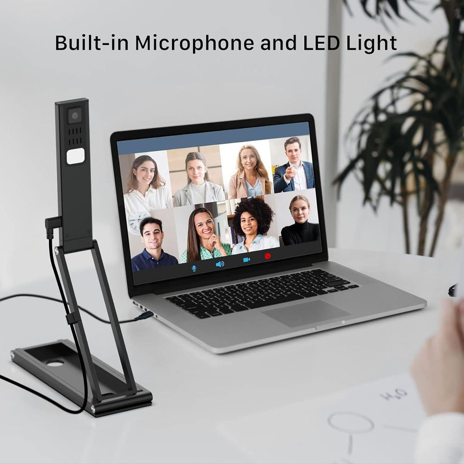 Cámara de Documentos VIISAN P4U-A 13MP 4K con Luz LED y Micrófono