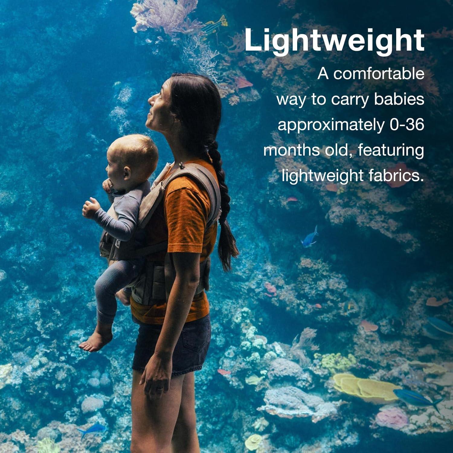 Portabebés Osprey Poco LT Soft para Recién Nacidos Negro