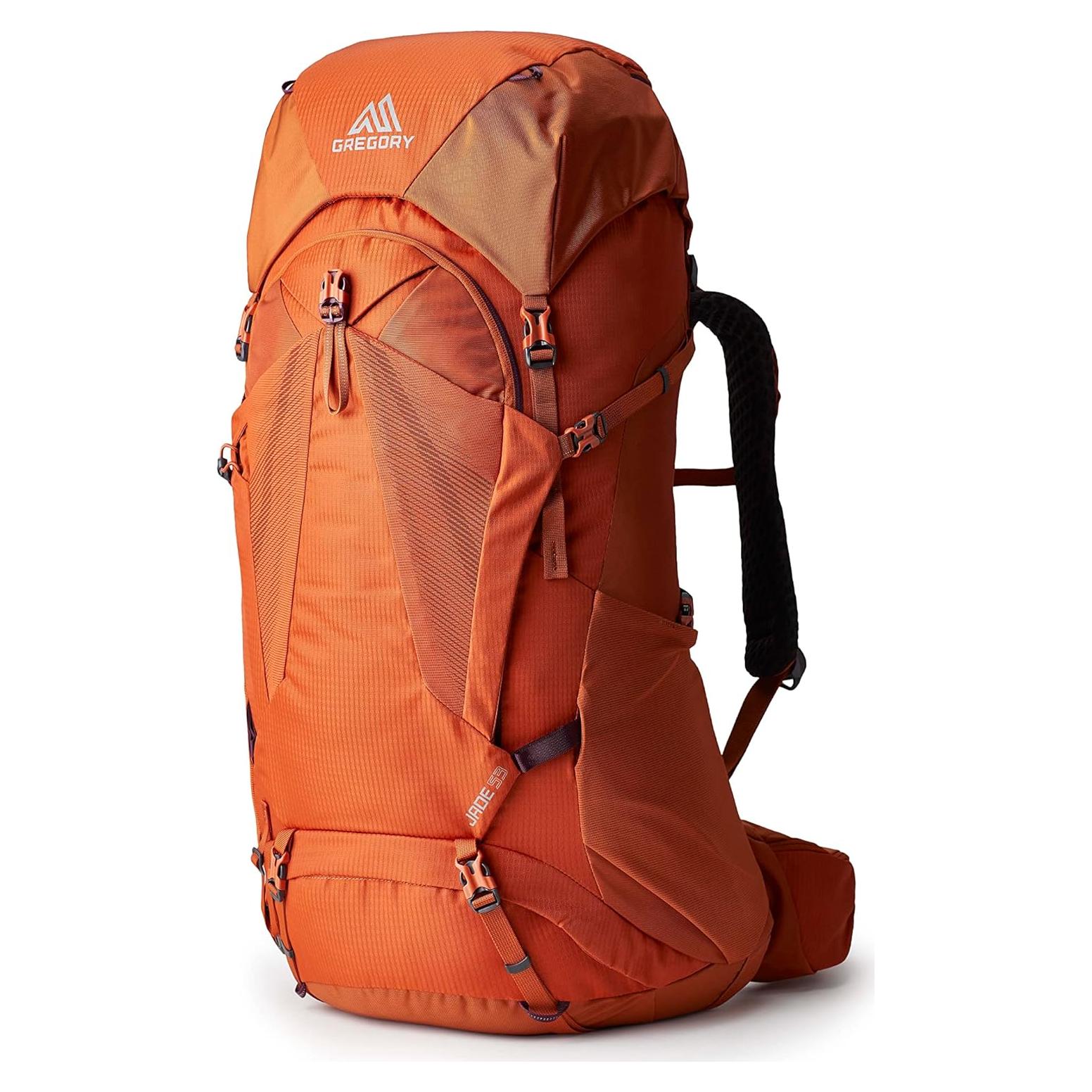 Mochila de senderismo Gregory Jade 53L para mujer, ventilada