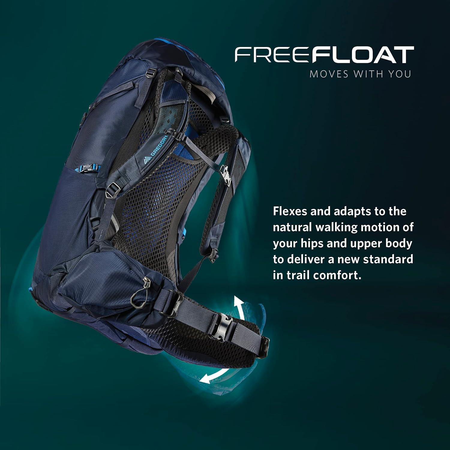 Mochila de senderismo Gregory Jade 53L para mujer, ventilada