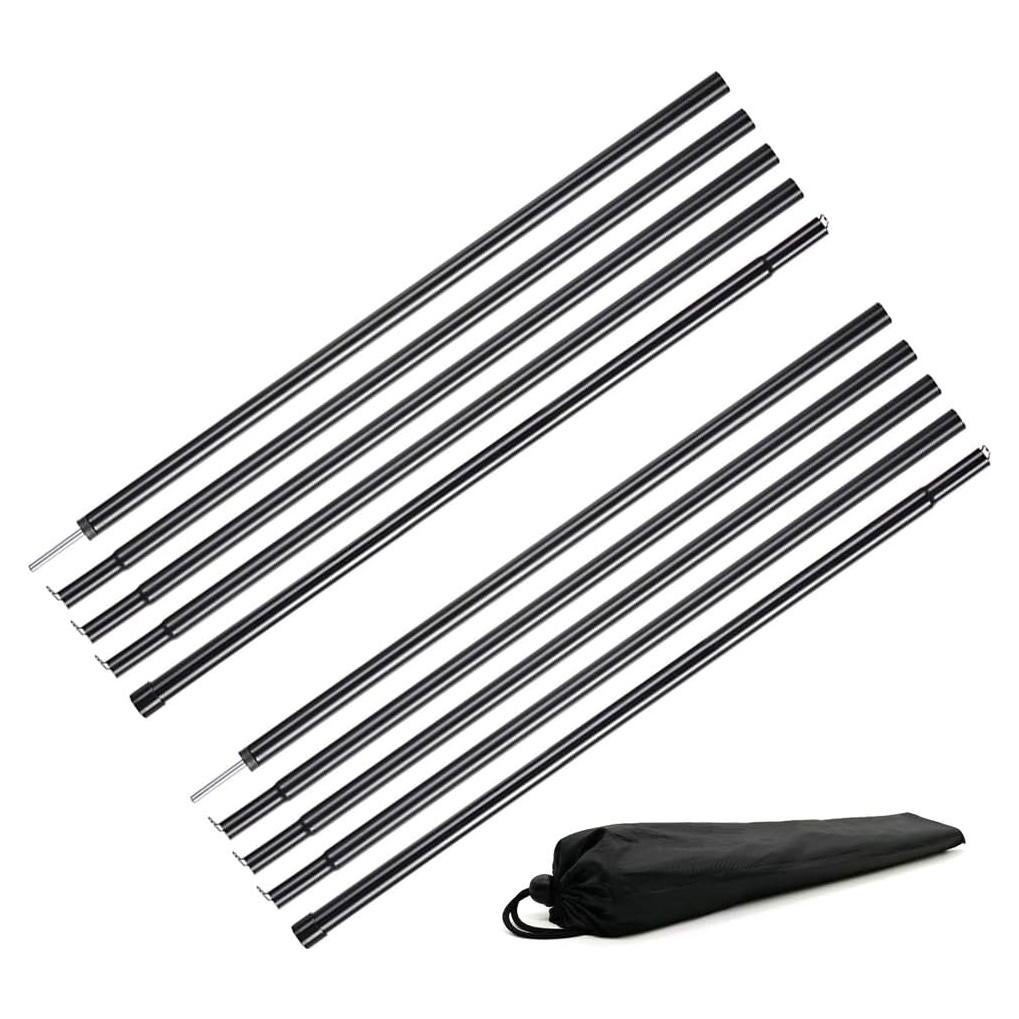 Varillas de tienda ajustables Sailupxinyuan - 2 paquetes 1.9m