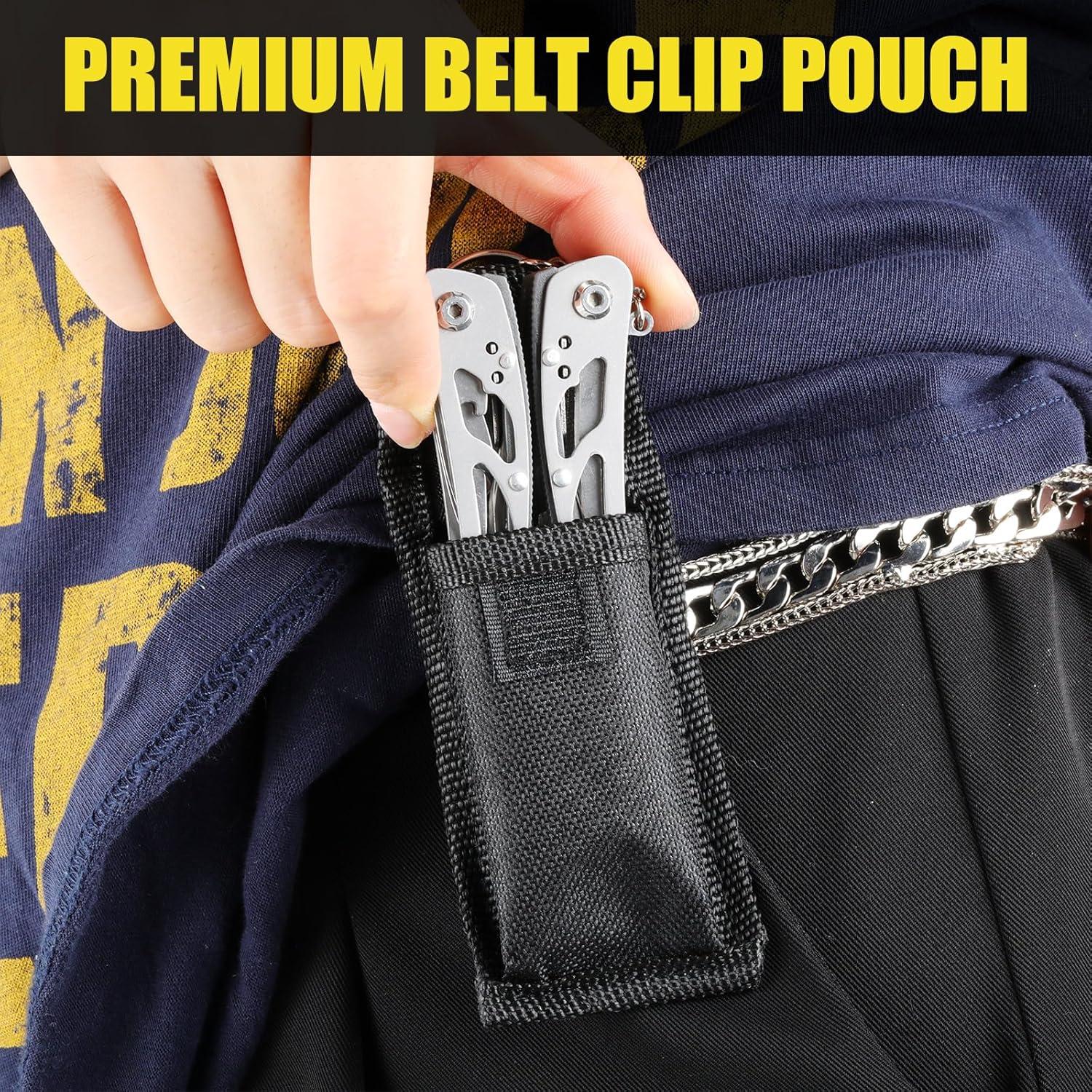 10 Sets Multiherramienta Plegable Lasnten Acero Inoxidable Gris