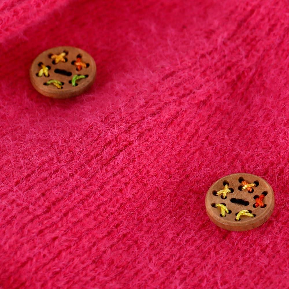 Gorro de Invierno para Mujeres Y2K - Conejo Crochet Negro