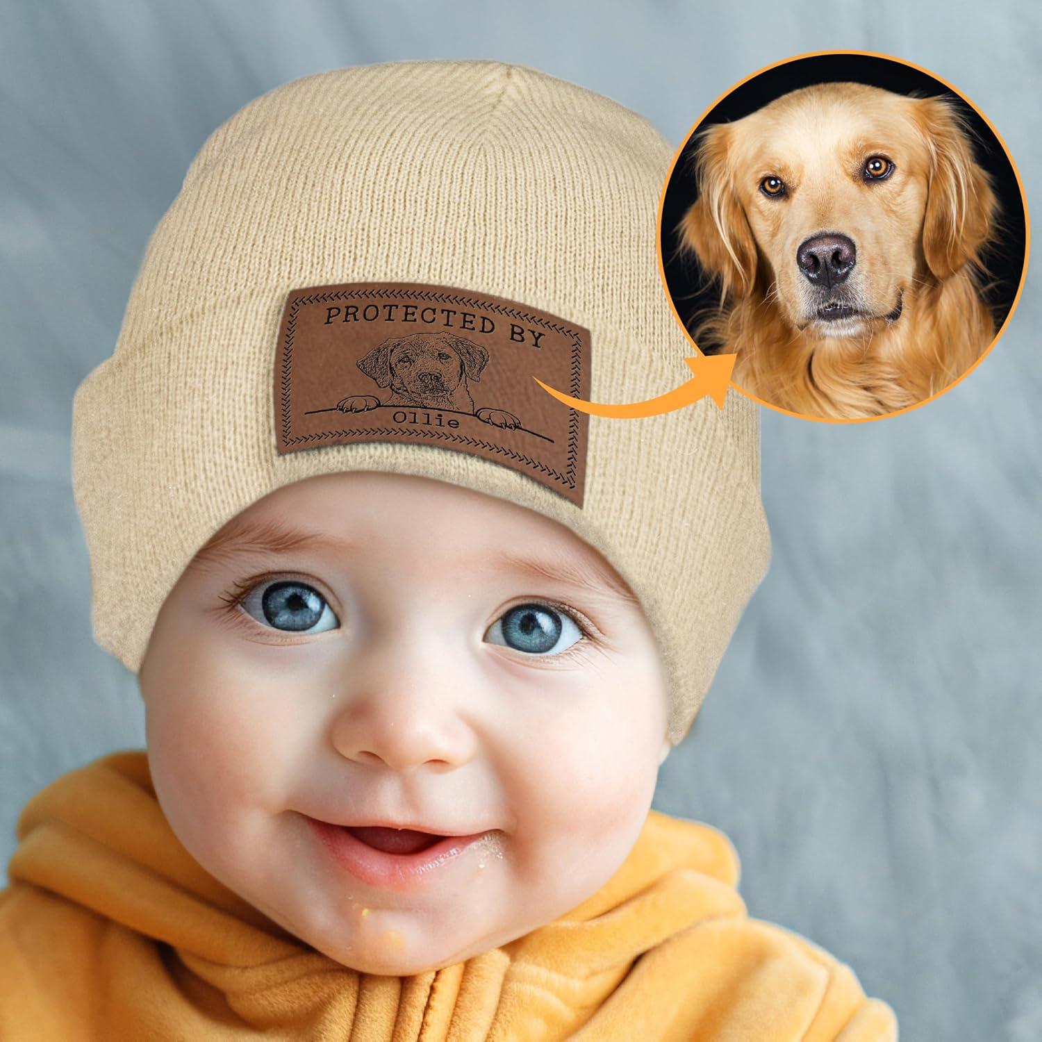 Gorro Personalizado para Niños con Foto de Perro - Invierno