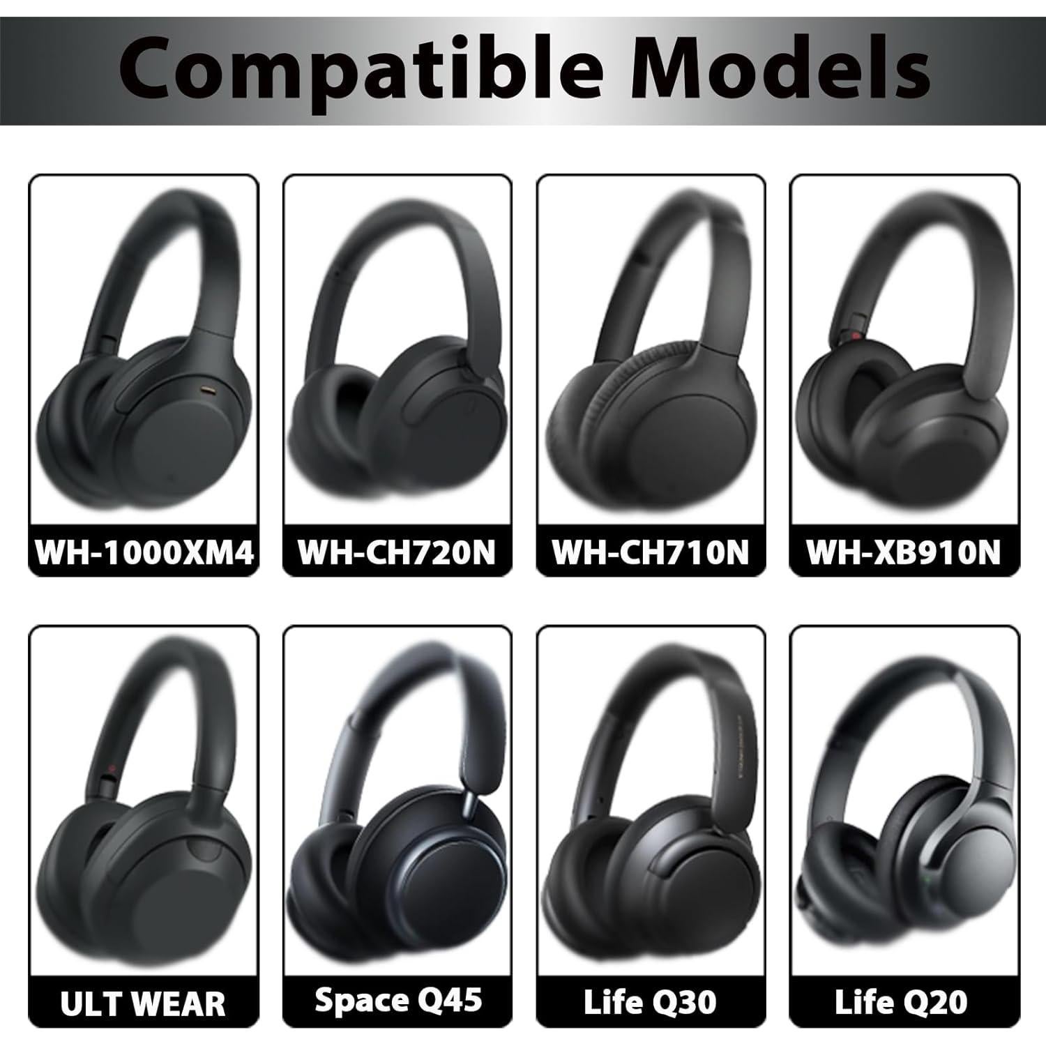 Cubierta de Banda de Silicona Adhiper para Auriculares Sony y Soundcore