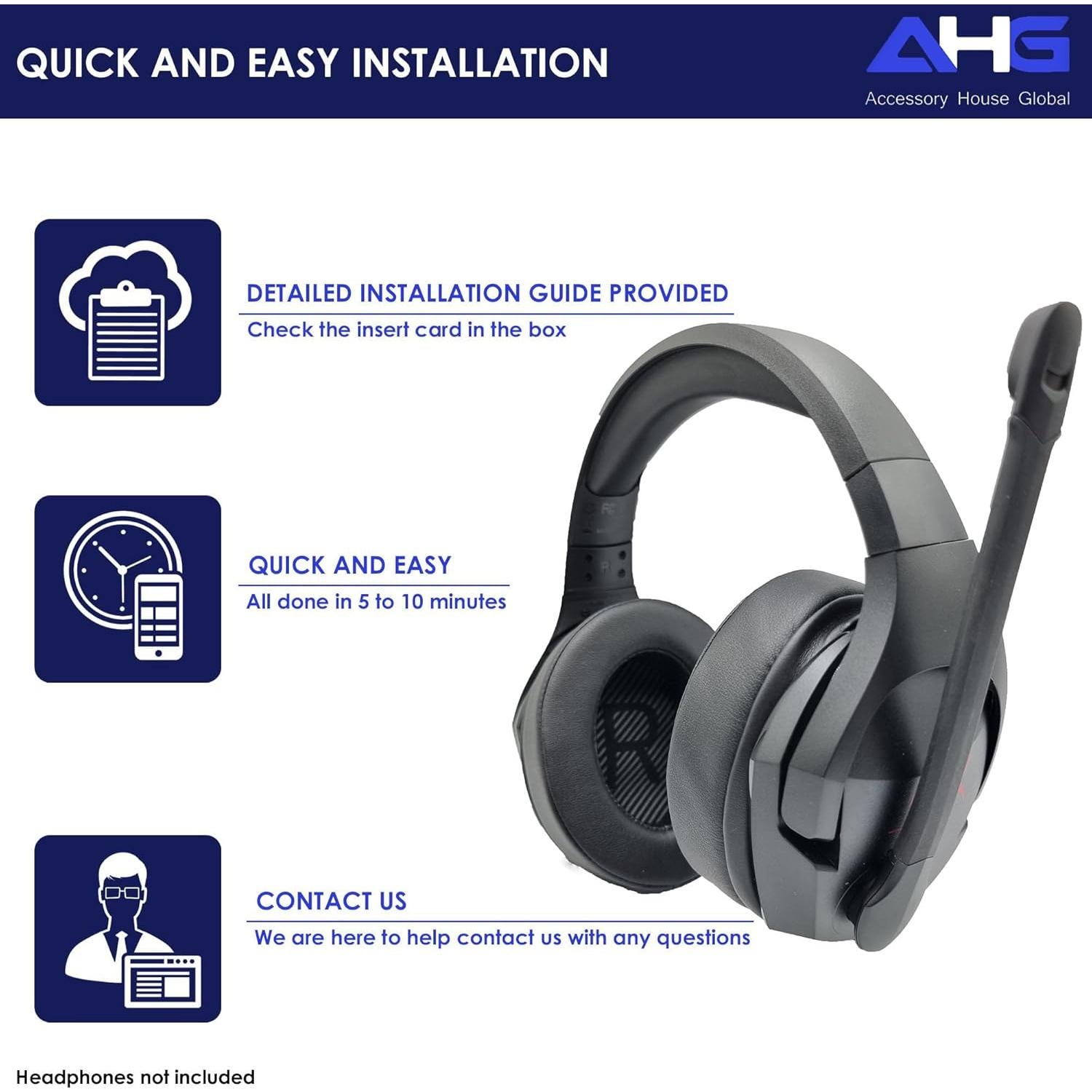 Almohadillas de Reemplazo AHG para Auriculares HyperX Cloud Stinger