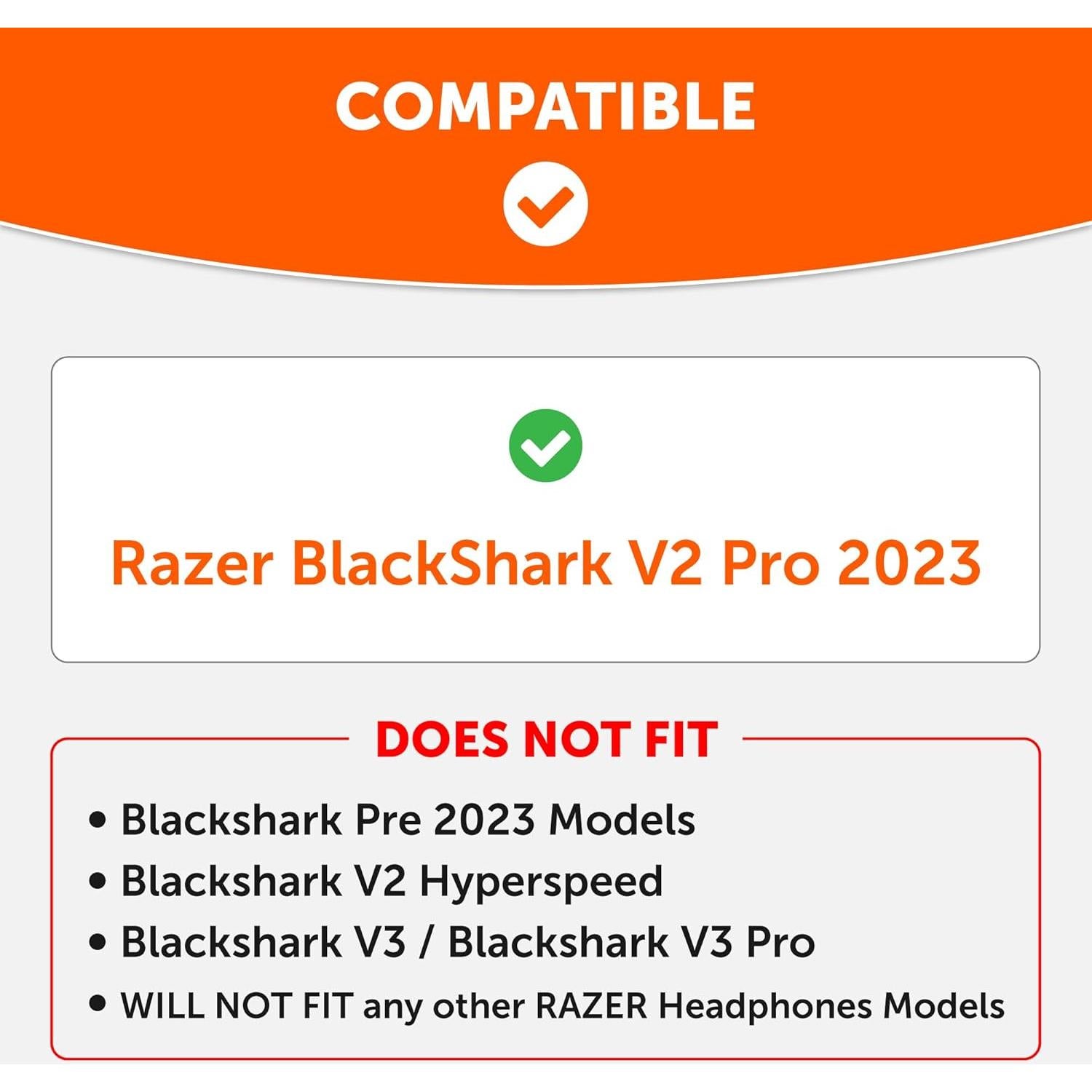 Almohadillas de Gel Refrigerante WC Freeze para Razer Blackshark V2 Pro 2023