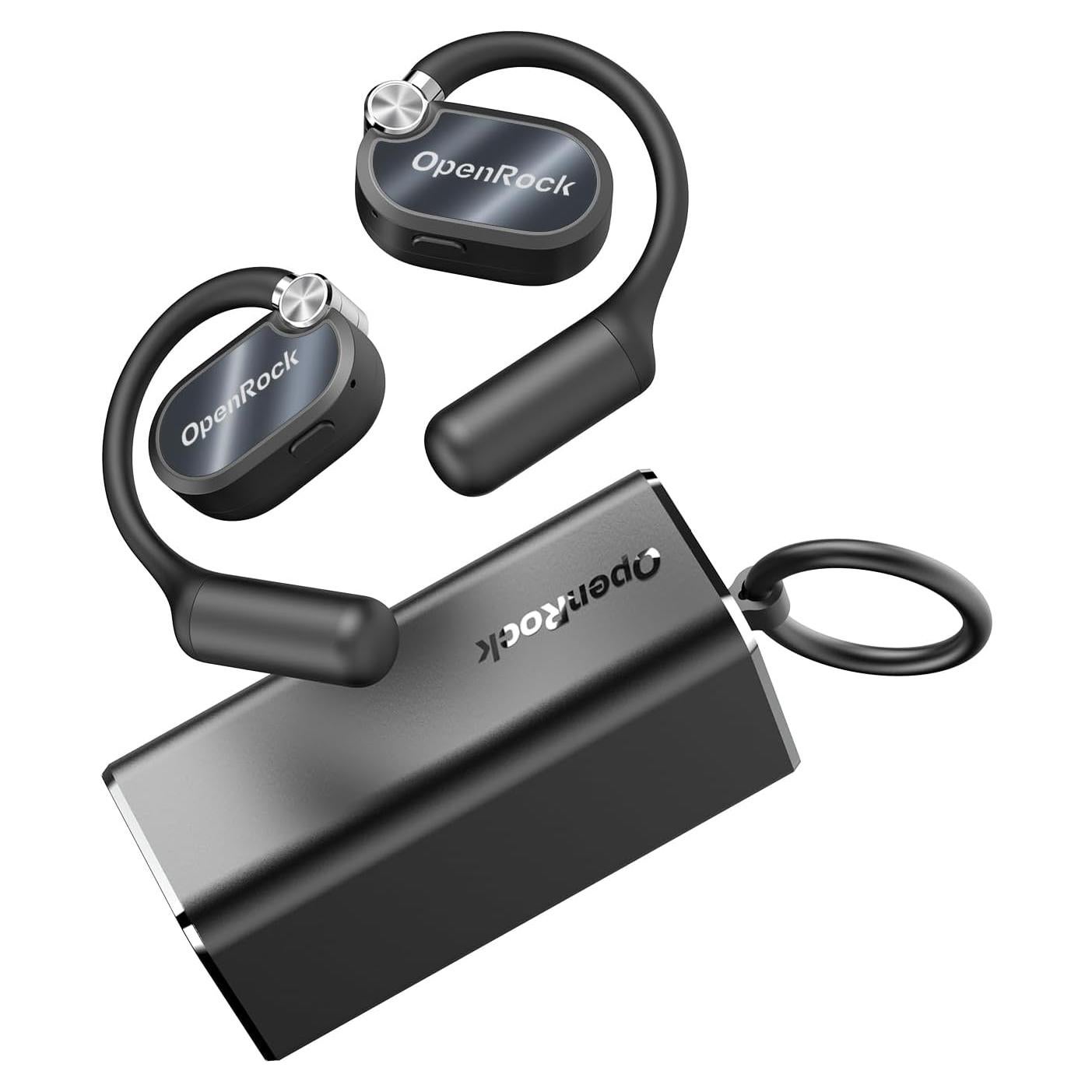 Auriculares Inalámbricos OpenRock X Negro, Bluetooth 5.3, IPX5