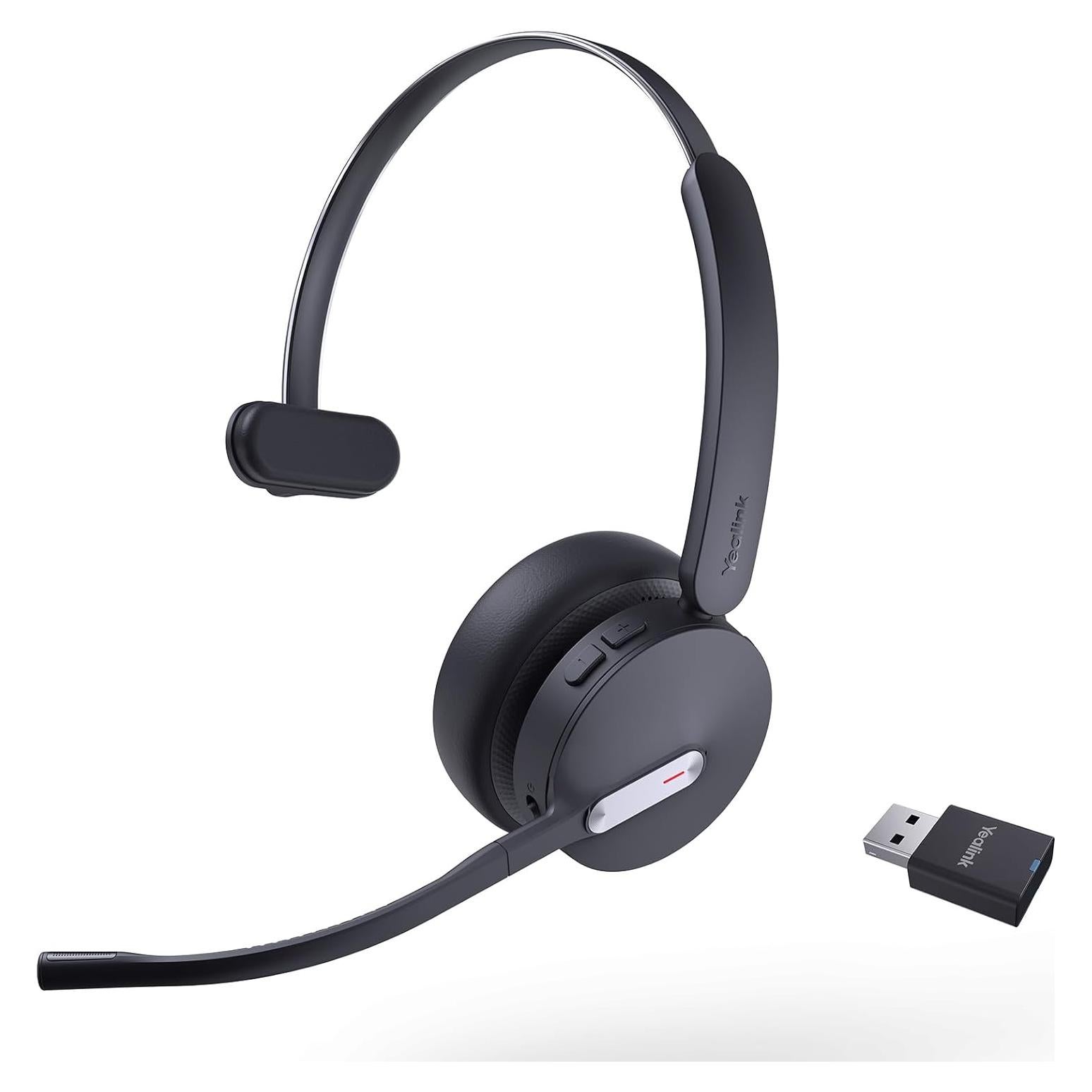 Auriculares Inalámbricos Yealink WH64 DECT Mono 150m 26h