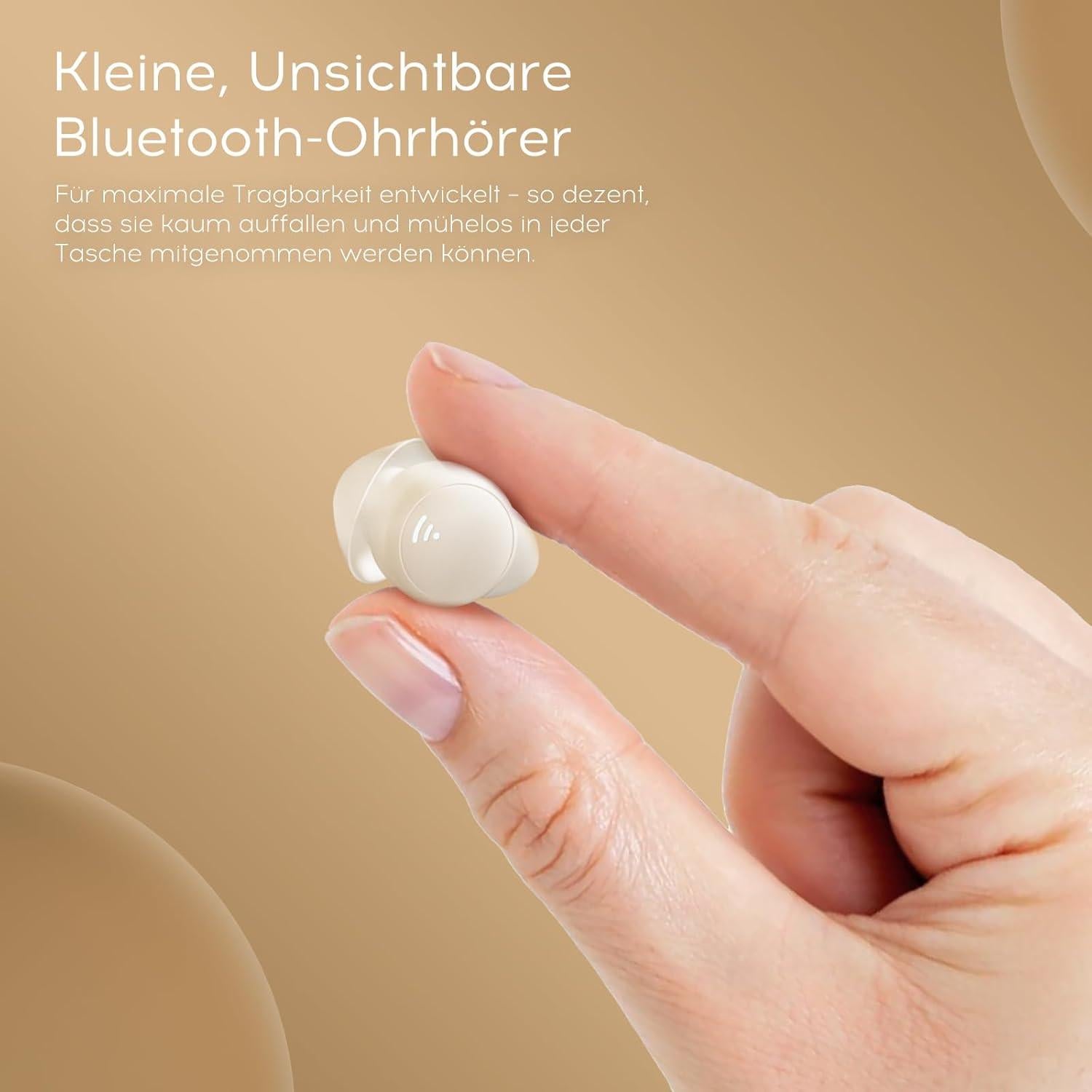 Auriculares para dormir Sunvito S20 Bluetooth 5.3 Beige