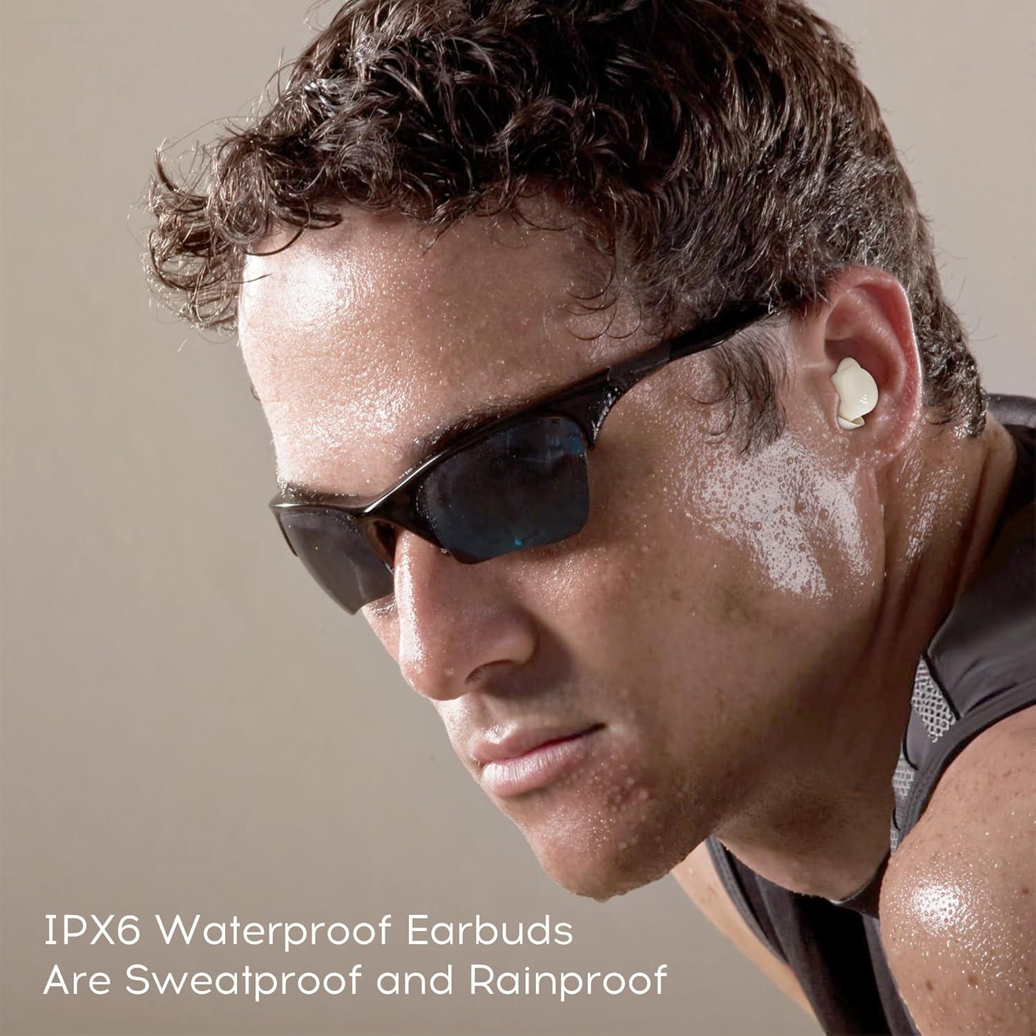 Auriculares para dormir Sunvito S20 Bluetooth 5.3 Beige