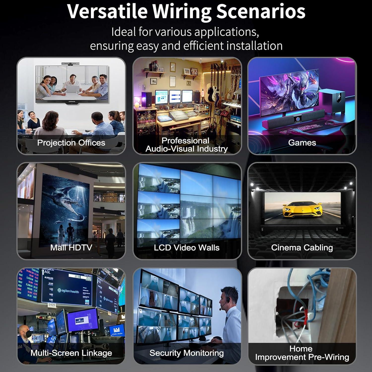 Cable HDMI de fibra óptica 2m ATZEBE 4K 60Hz HDR 18Gbps