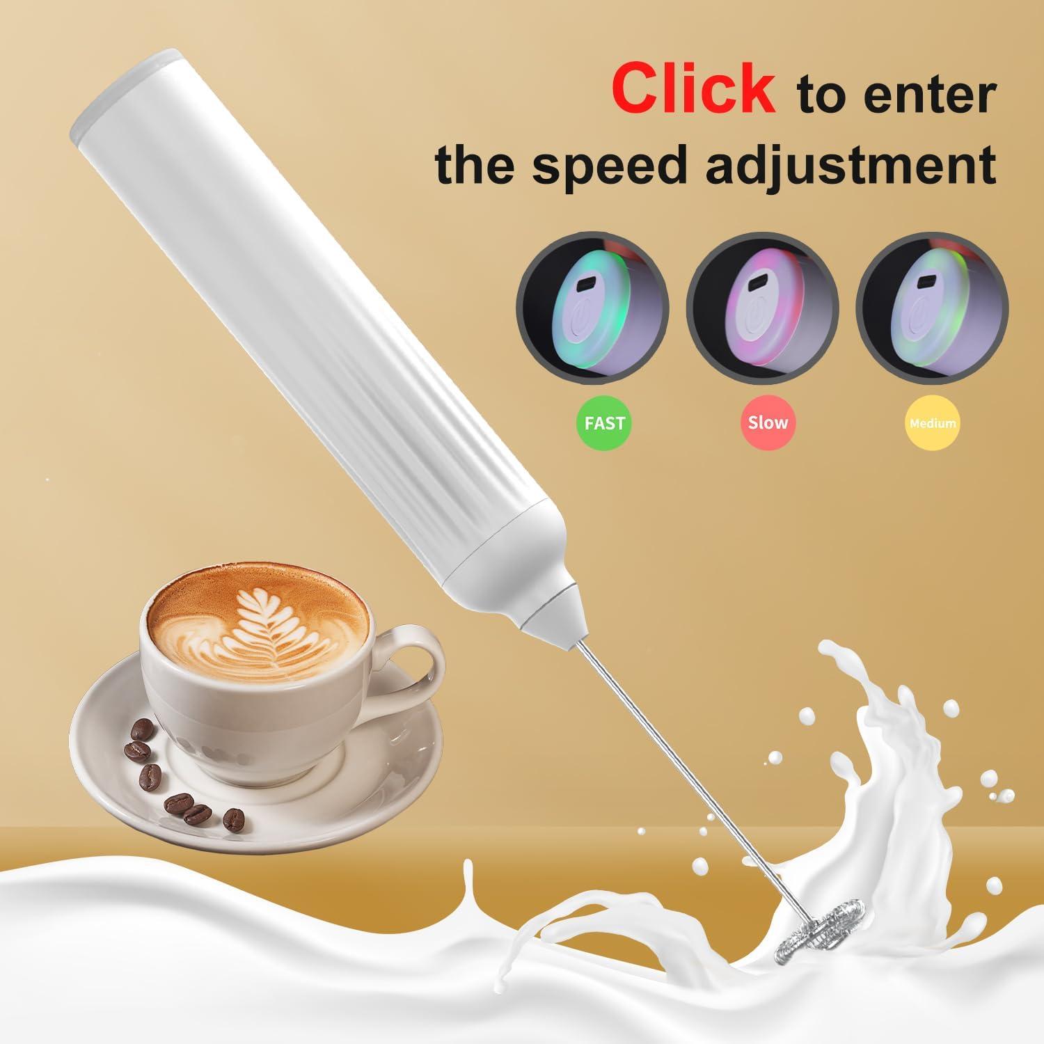 Espumador de Leche Mulli MNP-01 Recargable con Soporte