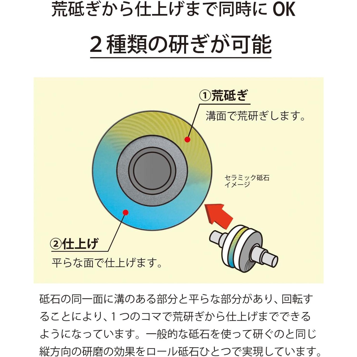 Afilador de cuchillos manual Kyocera RS-20BK(N) cerámica fina