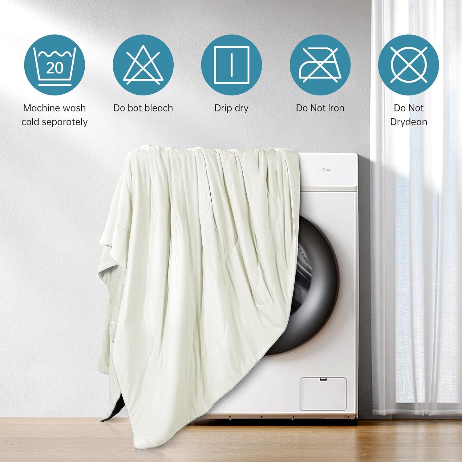 Edredón Refrigerante EASELAND Twin Beige 228.6x172.7 cm