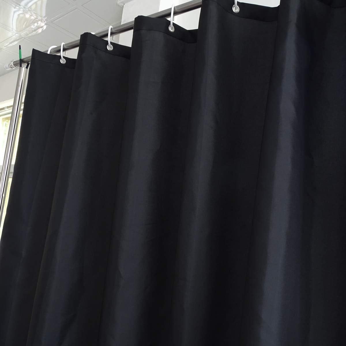 Cortina de Ducha Vosign Negra 180 x 150 cm Repelente al Agua