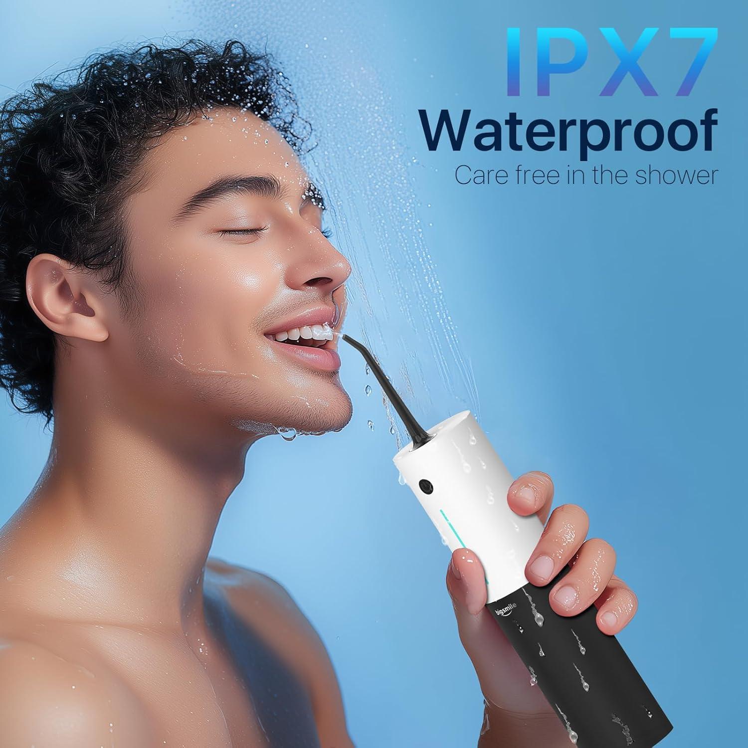 Irrigador Dental Bigsmile WYL-01G Recargable USB IPX7 200ml