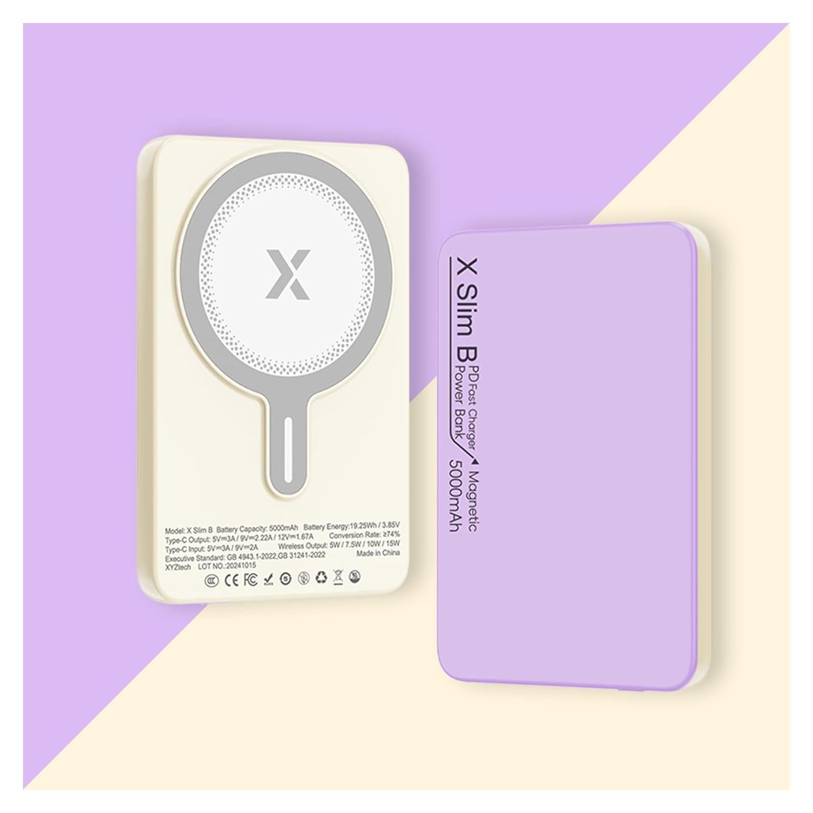 Batería Portátil Inalámbrica XYZtech X Slim B 5000 mAh