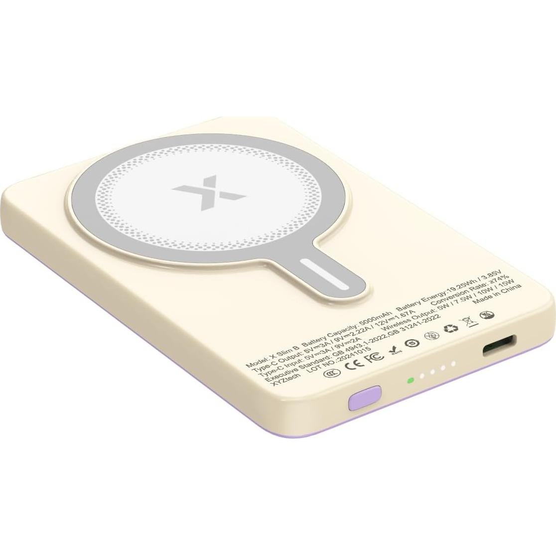 Batería Portátil Inalámbrica XYZtech X Slim B 5000 mAh