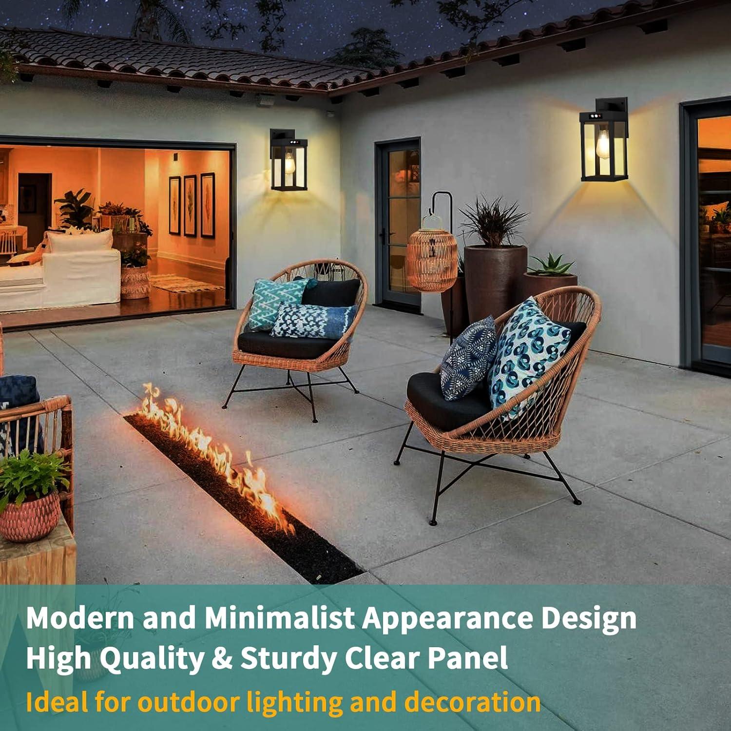 Aplique Solar de Pared AEQ con Sensor de Movimiento 17.3x15.5cm