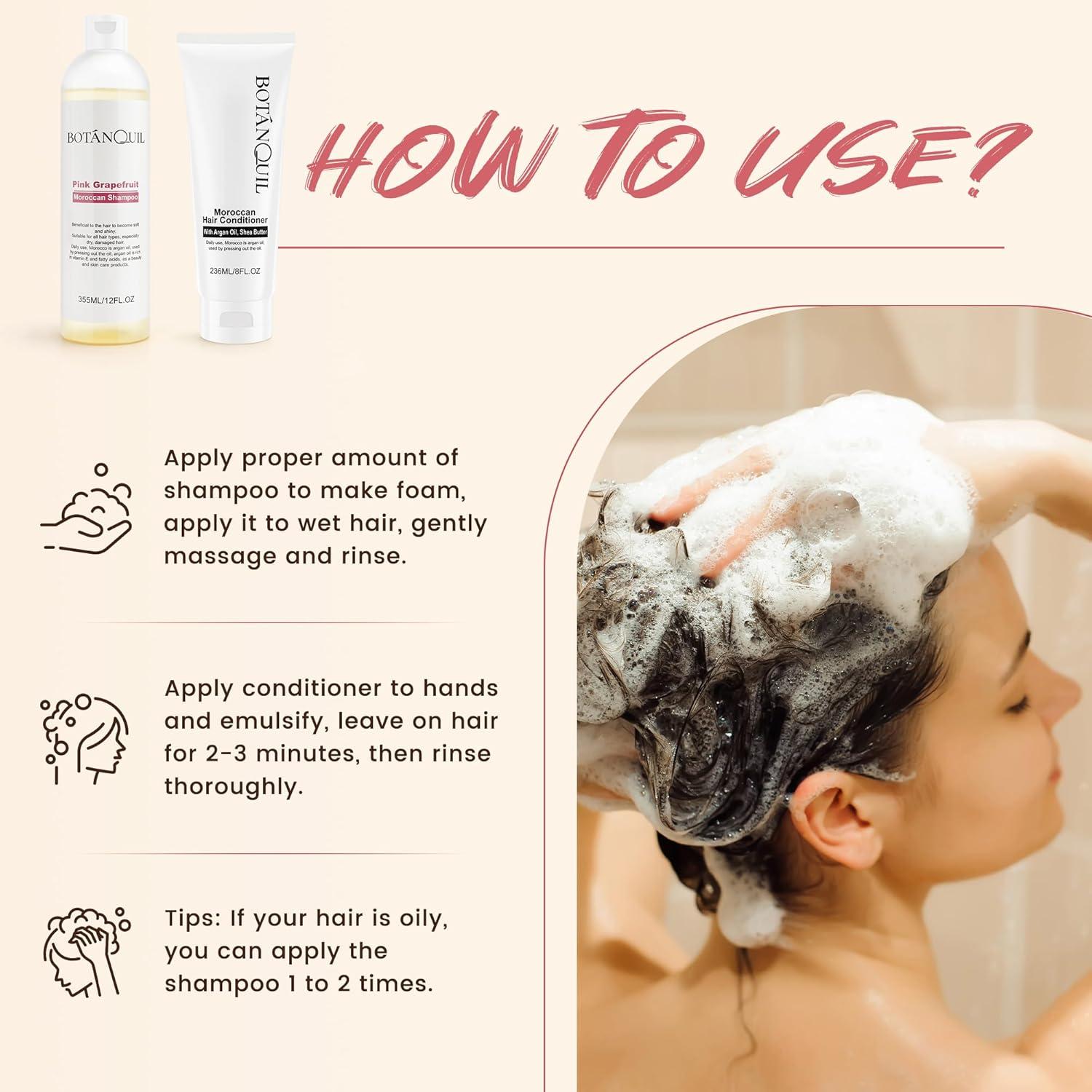 BOTANQUIL Champú y Acondicionador Aceite de Argán 770g