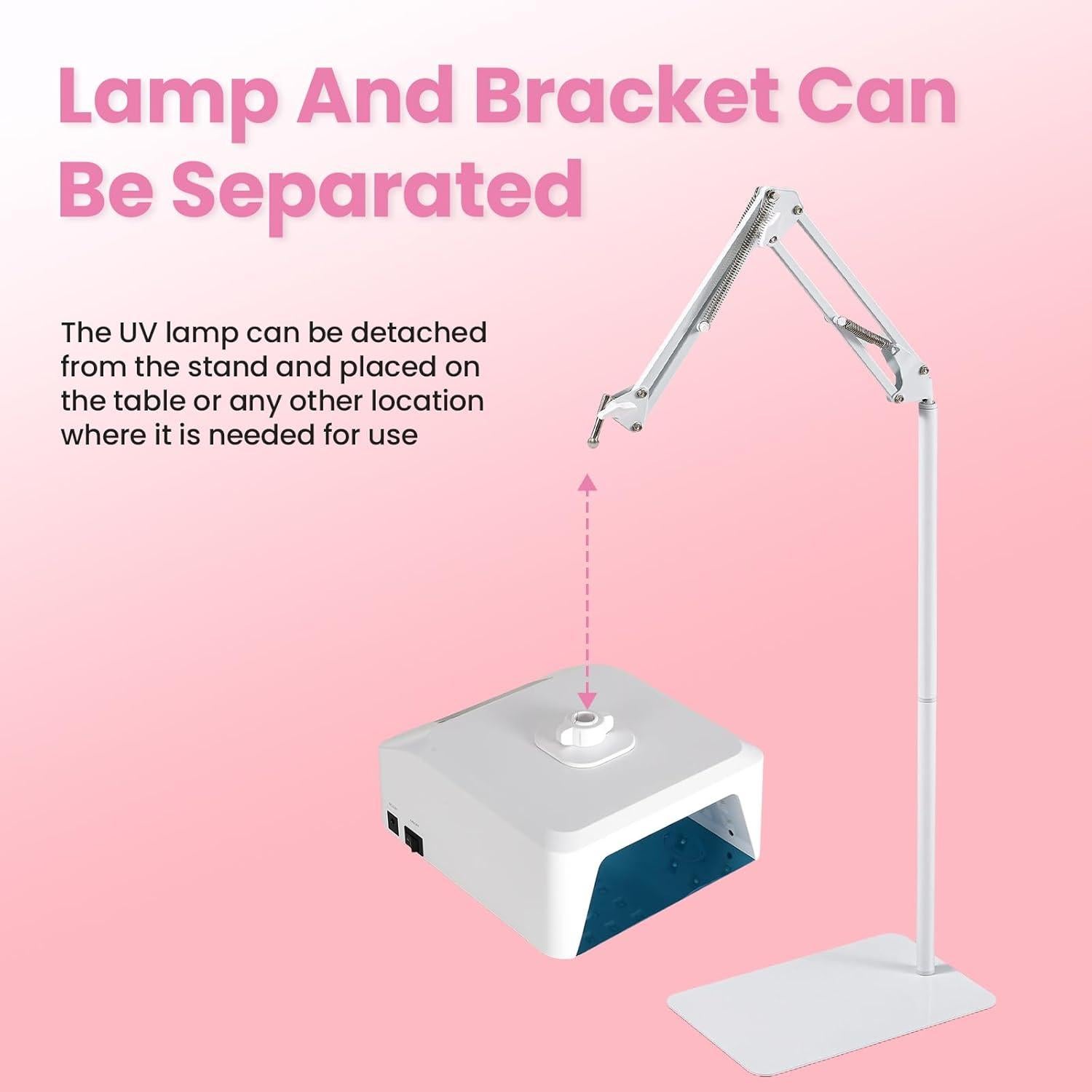 Soporte Ajustable para Luz UV DLITISH - Lámpara de Pie