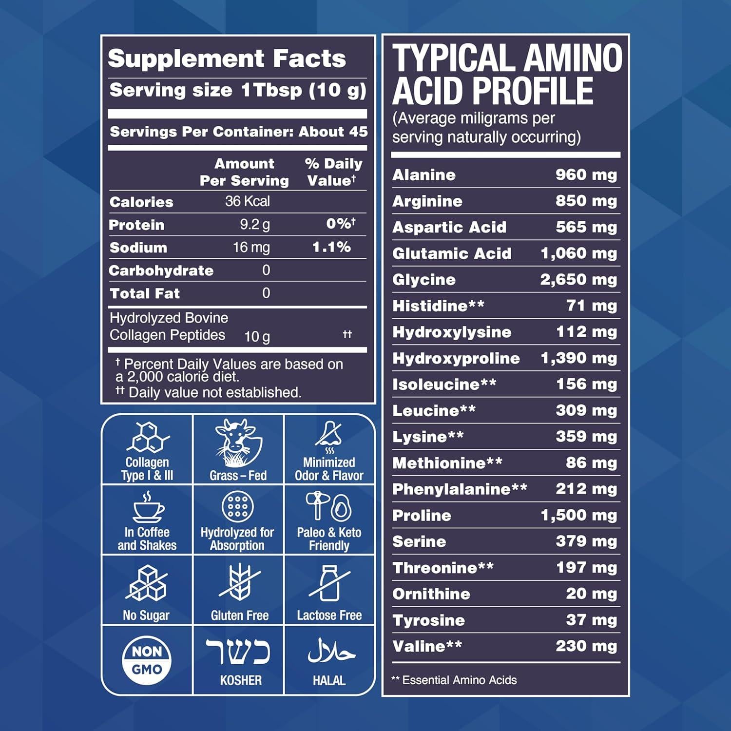 Polvo de Péptidos de Colágeno Eat Well 0.45 kg - Sin Sabor