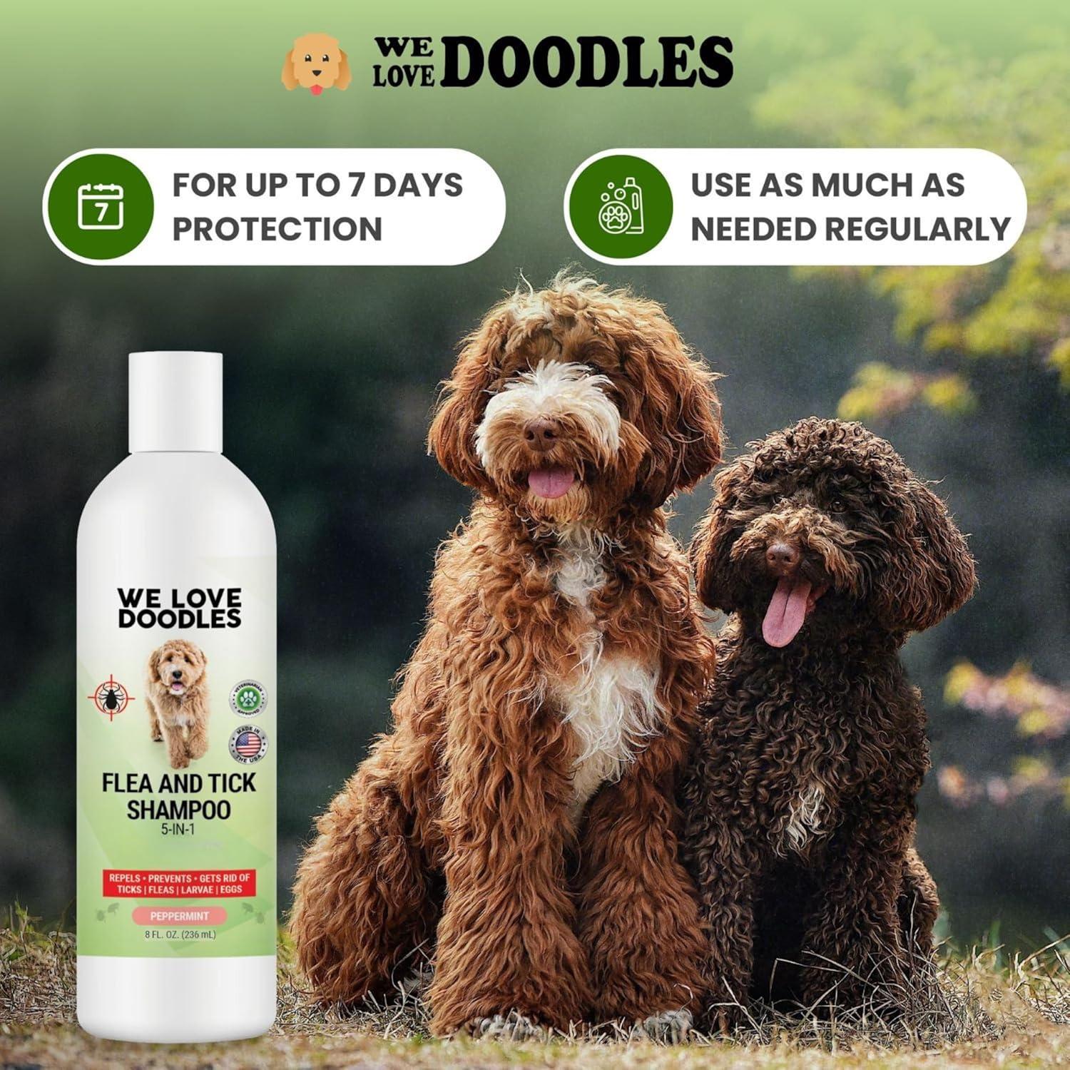 Champú Antipulgas para Perros Amamos los Doodles 236.6 ml