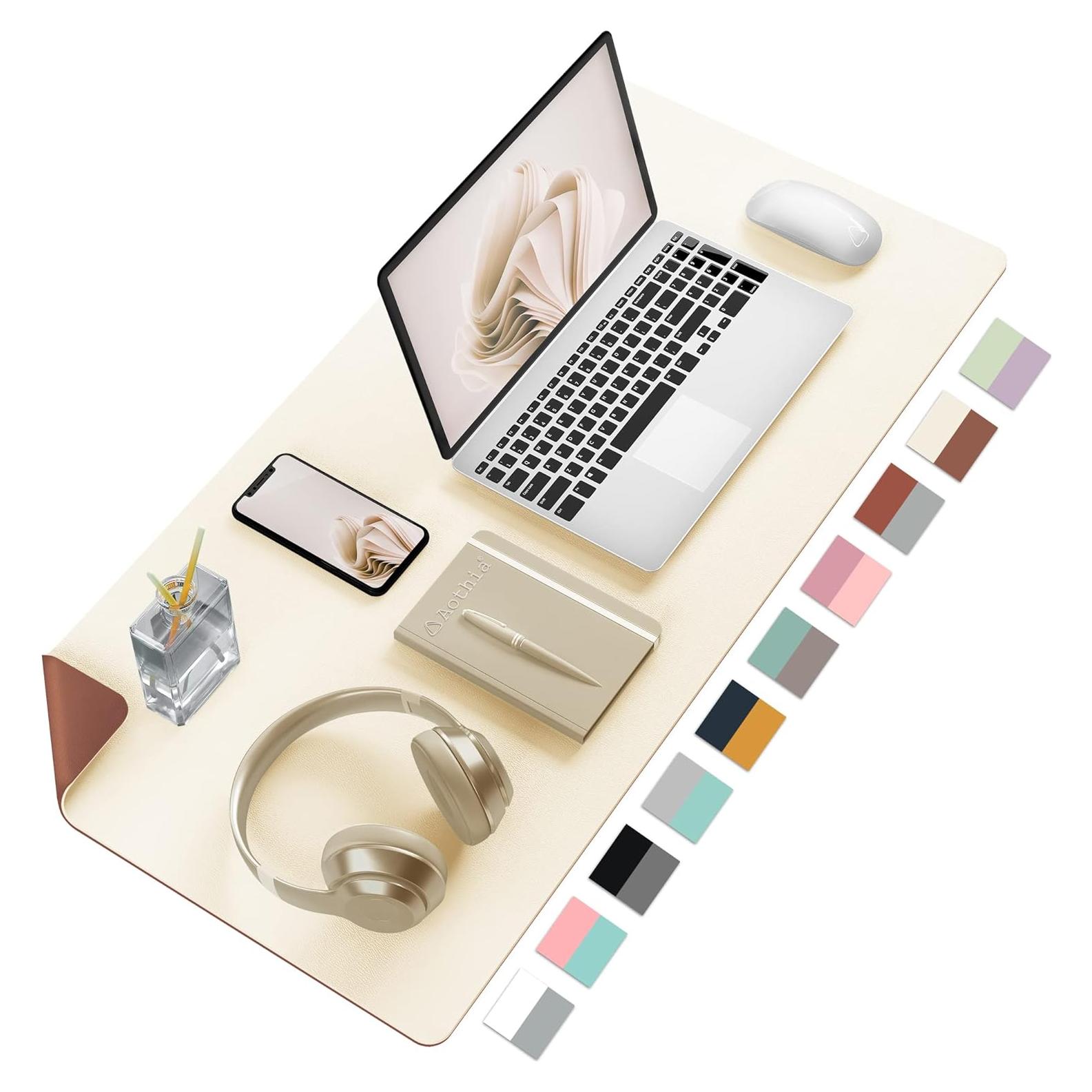 Almohadilla de Escritorio Doble Cara Aothia 60x35 cm Beige