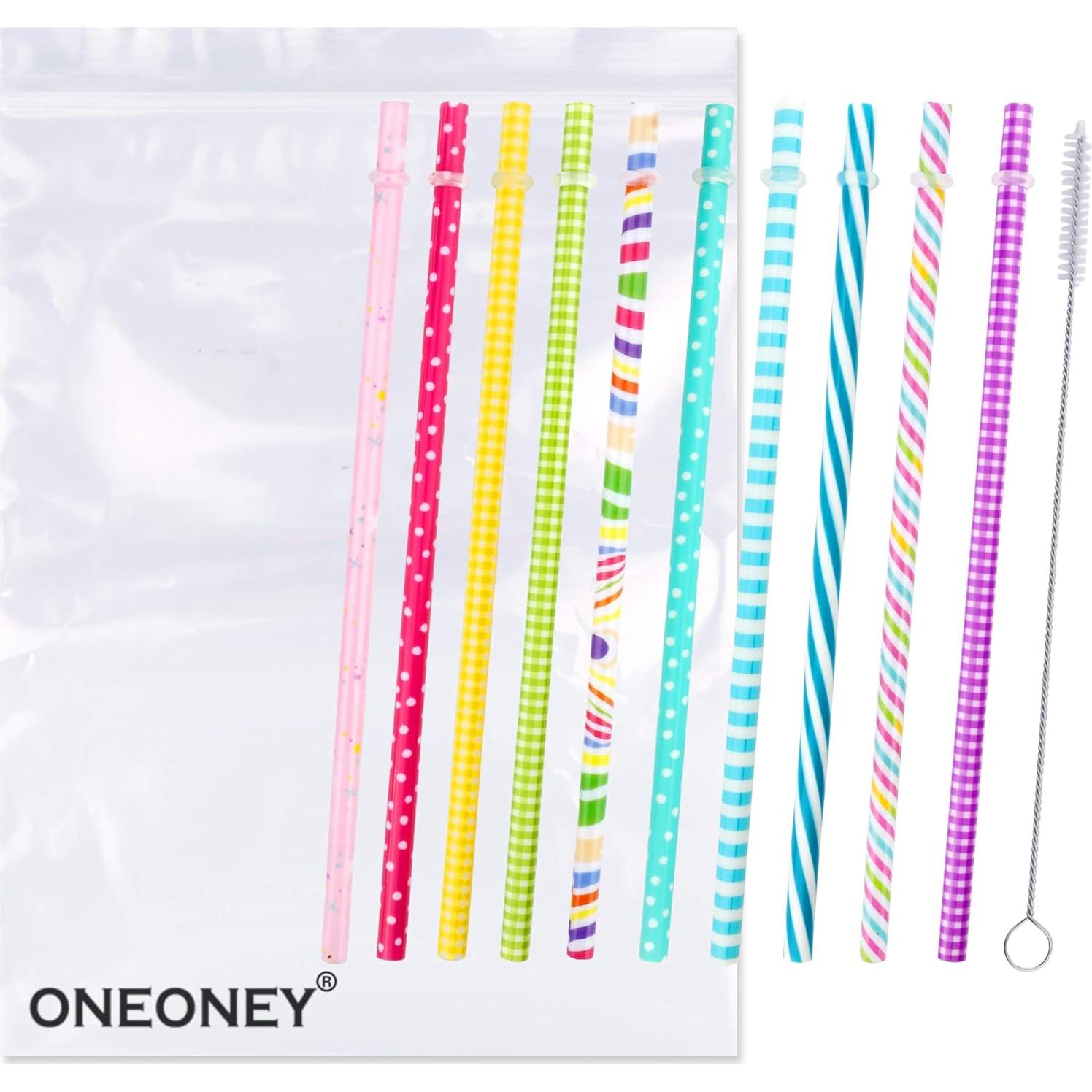 Pajitas Reutilizables JANYUN 40 Piezas 22.8 cm Sin BPA