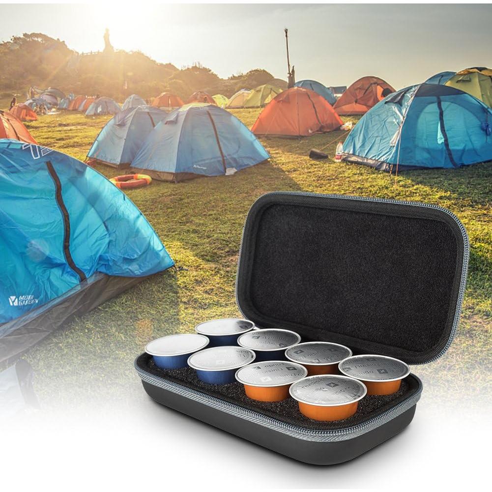 Funda Protectora para Cápsulas Nespresso PU Marrón 8 Unidades