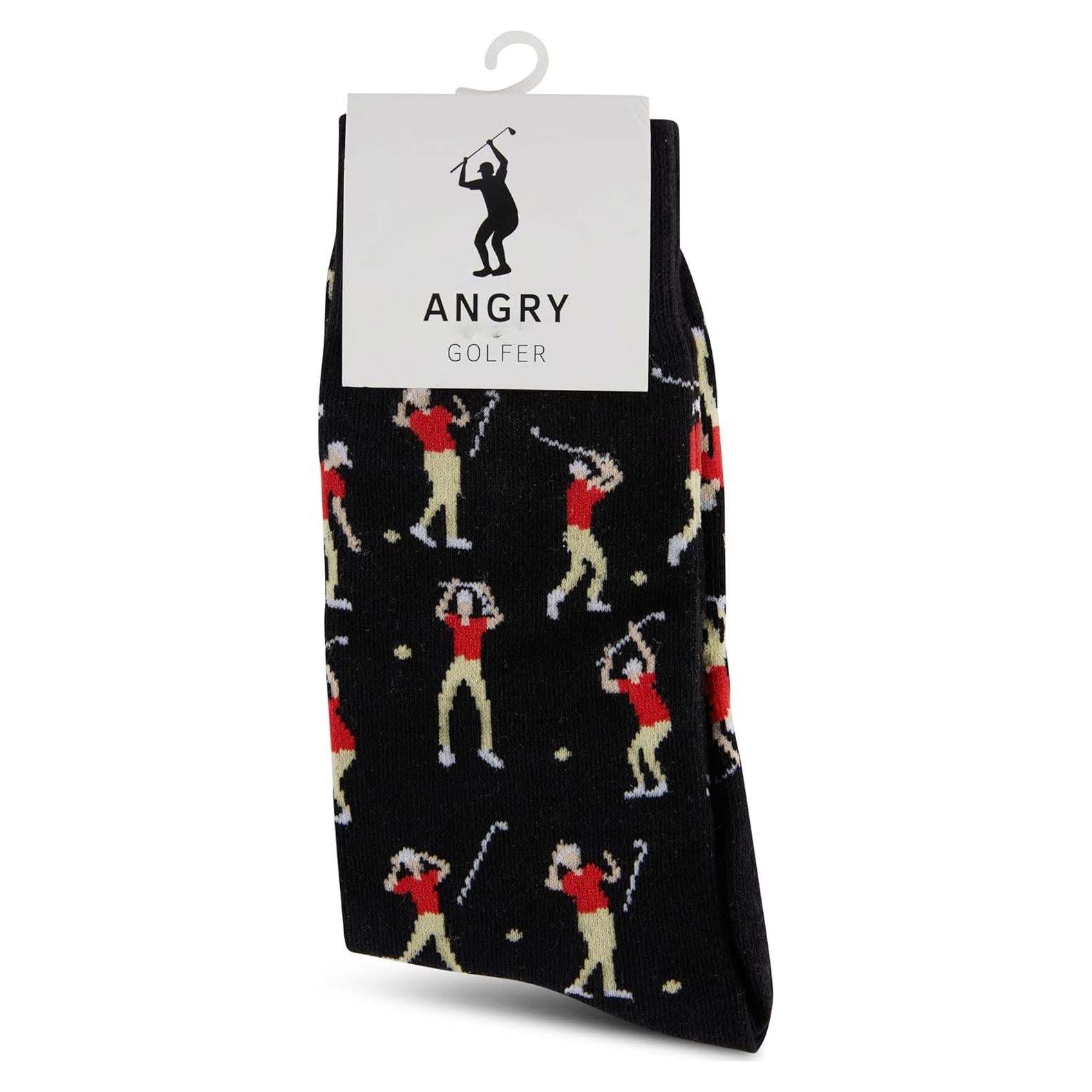 Calcetines de Golf Divertidos para Hombres - Talla Única 41-46