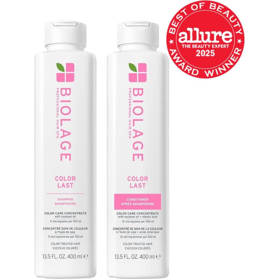 Conjunto Champú y Acondicionador Biolage Color Last 400ml x2 - Protege Cabello Tratado