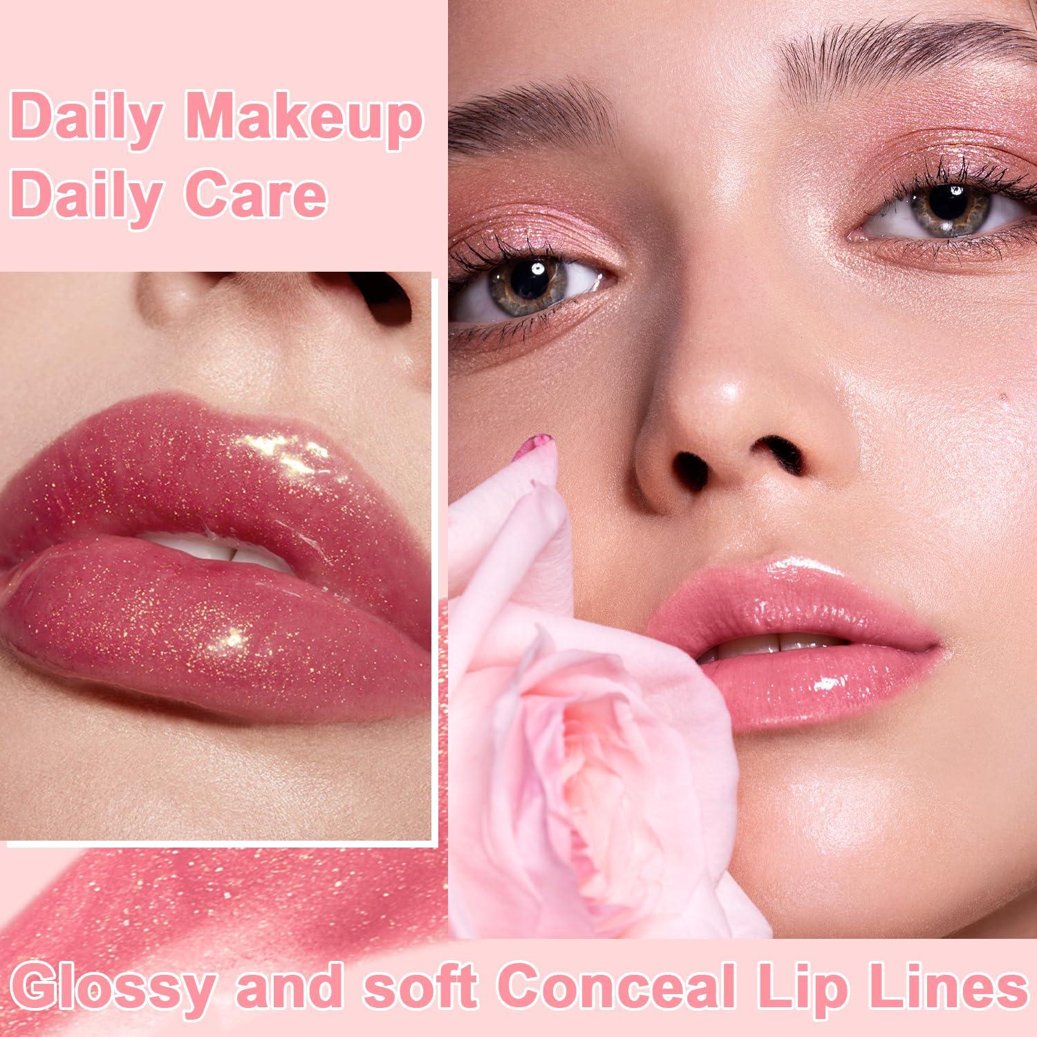 Set de 6 Aceites Hidratantes para Labios Meilury - Brillo y Volumen