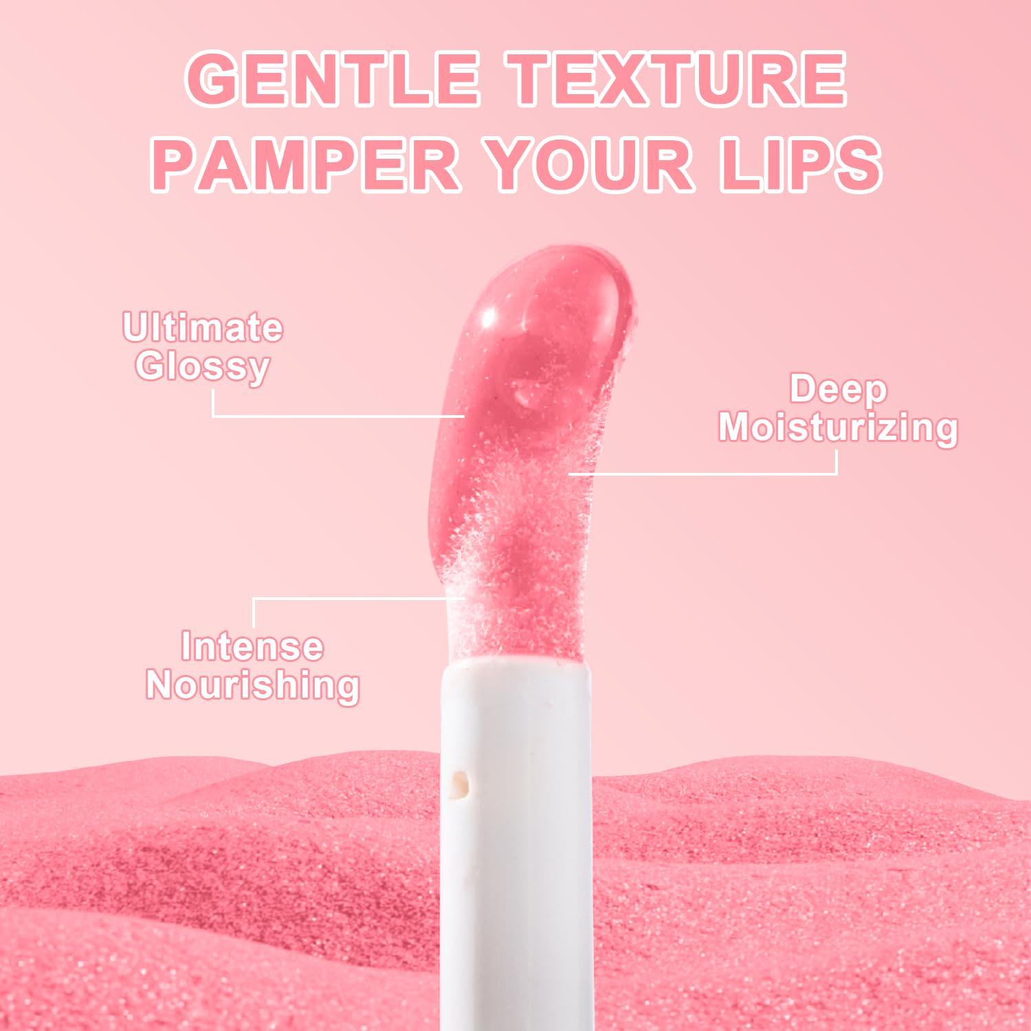 Set de 6 Aceites Hidratantes para Labios Meilury - Brillo y Volumen