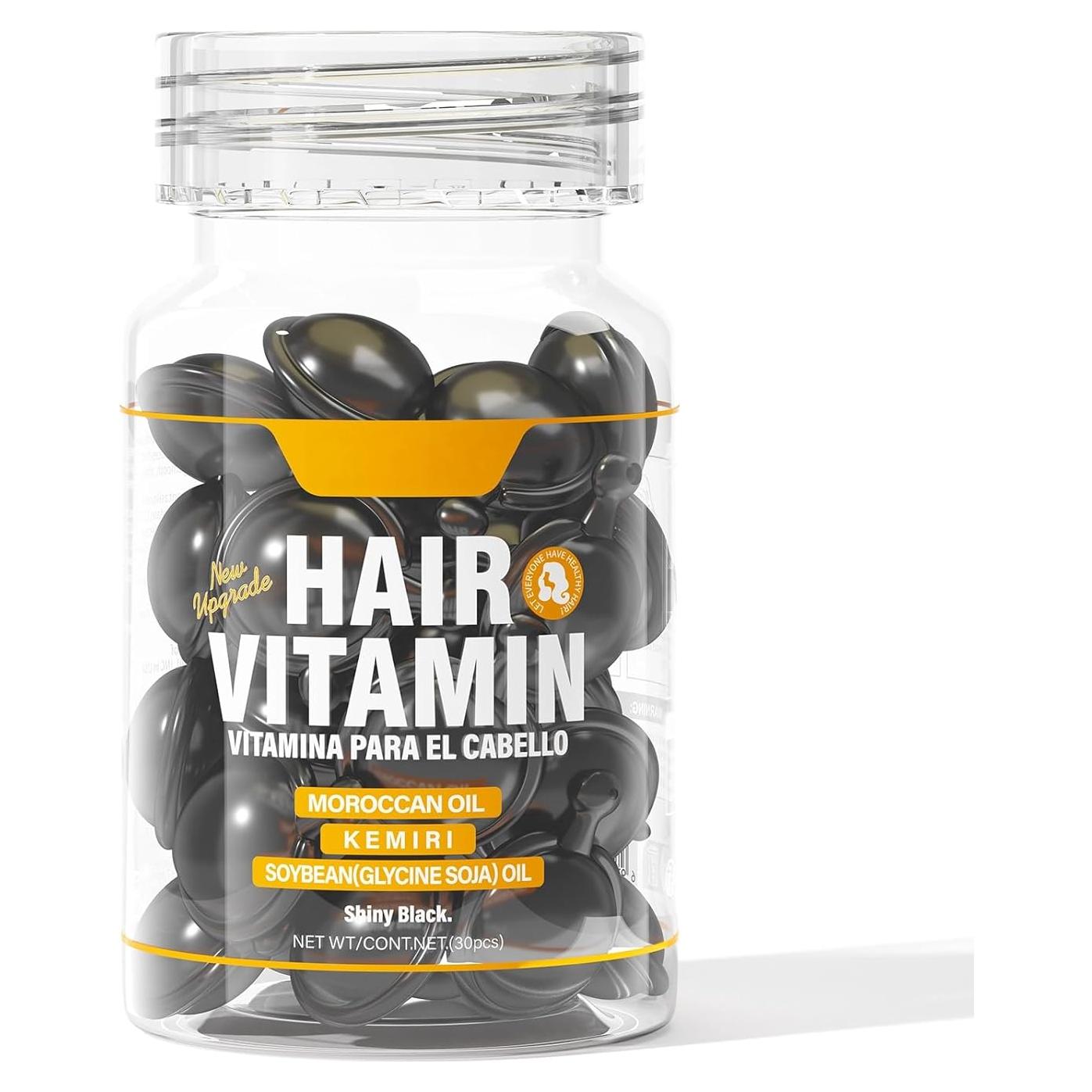 Suero Vitamínico para Cabello Gowwim - 30 Cápsulas Reparadoras