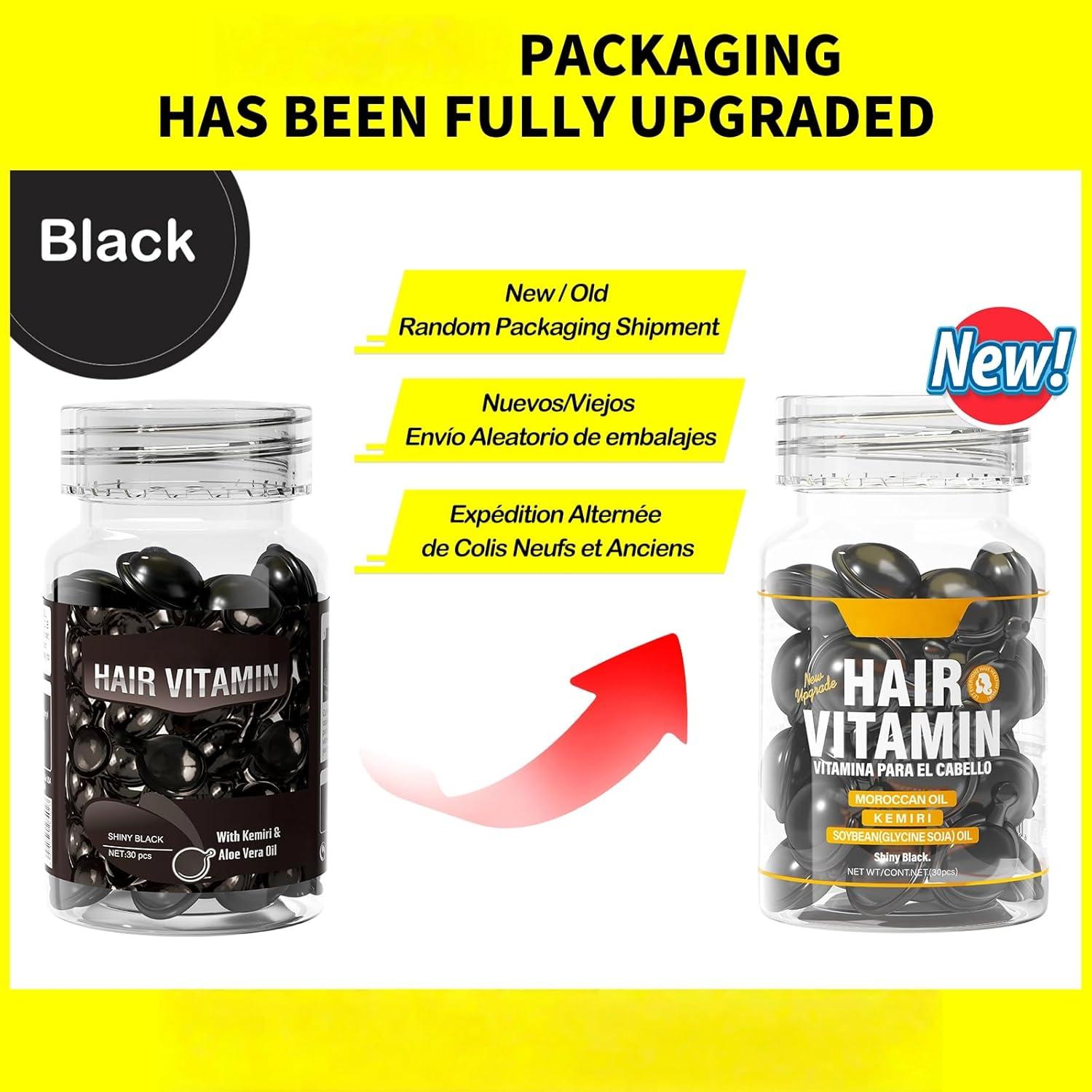 Suero Vitamínico para Cabello Gowwim - 30 Cápsulas Reparadoras