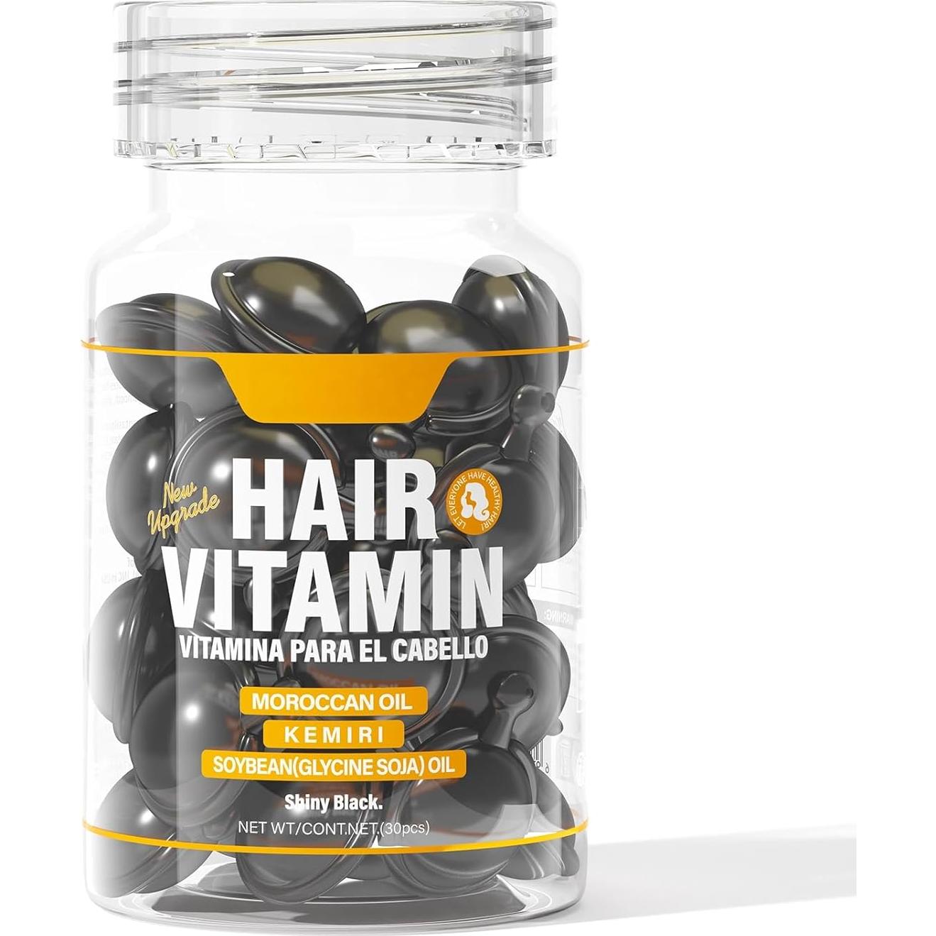 Suero Vitamínico para Cabello Gowwim - 30 Cápsulas Reparadoras