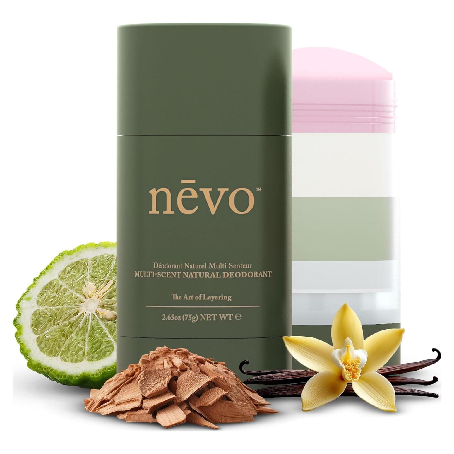 Desodorante Natural Nevo 75g - Bergamota, Vainilla, Cedro