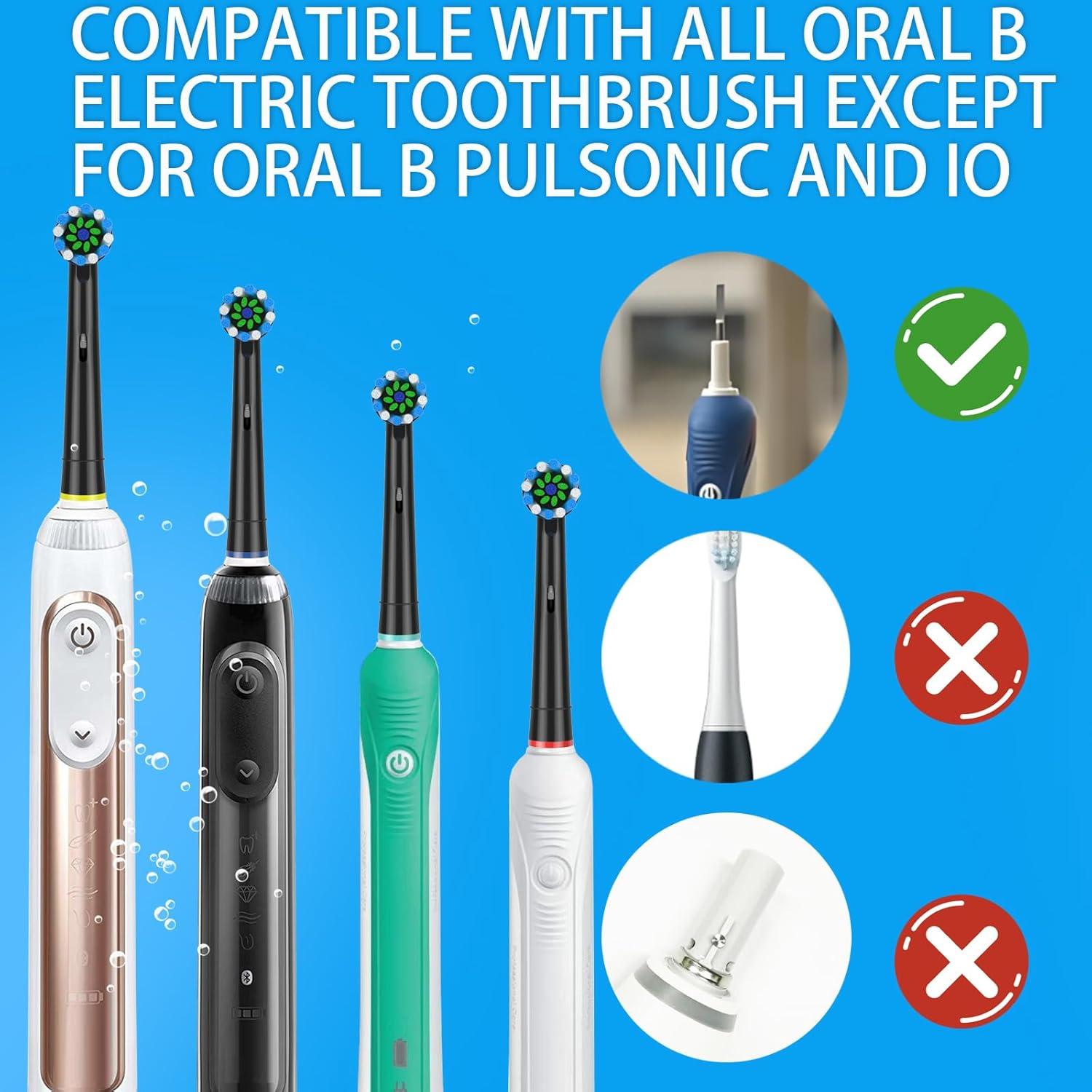 Cabezas de cepillo de repuesto Schallcare para Oral-B, 12 Pcs