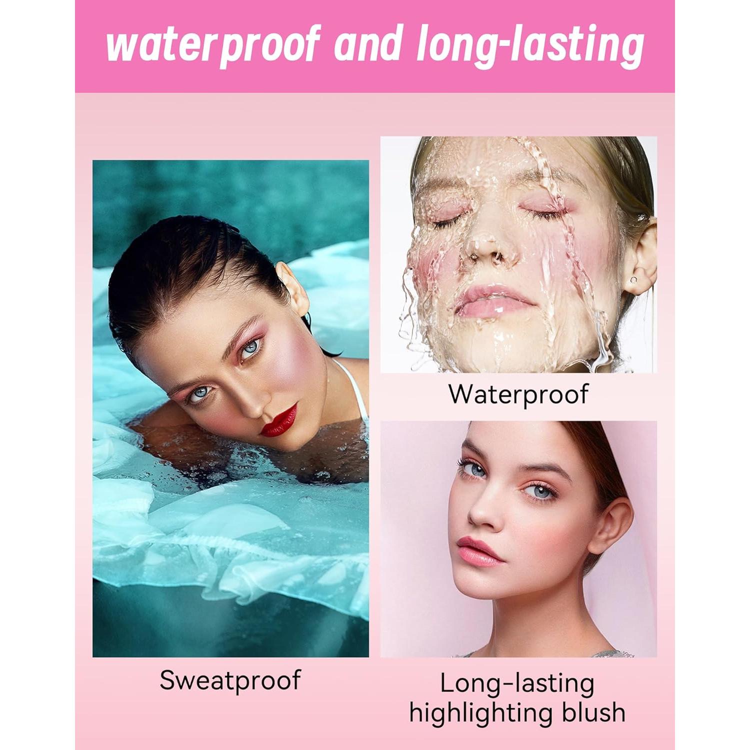 Paleta de Rubor Iluminador Horneado LYSdefeu Berry Glow 10.6g