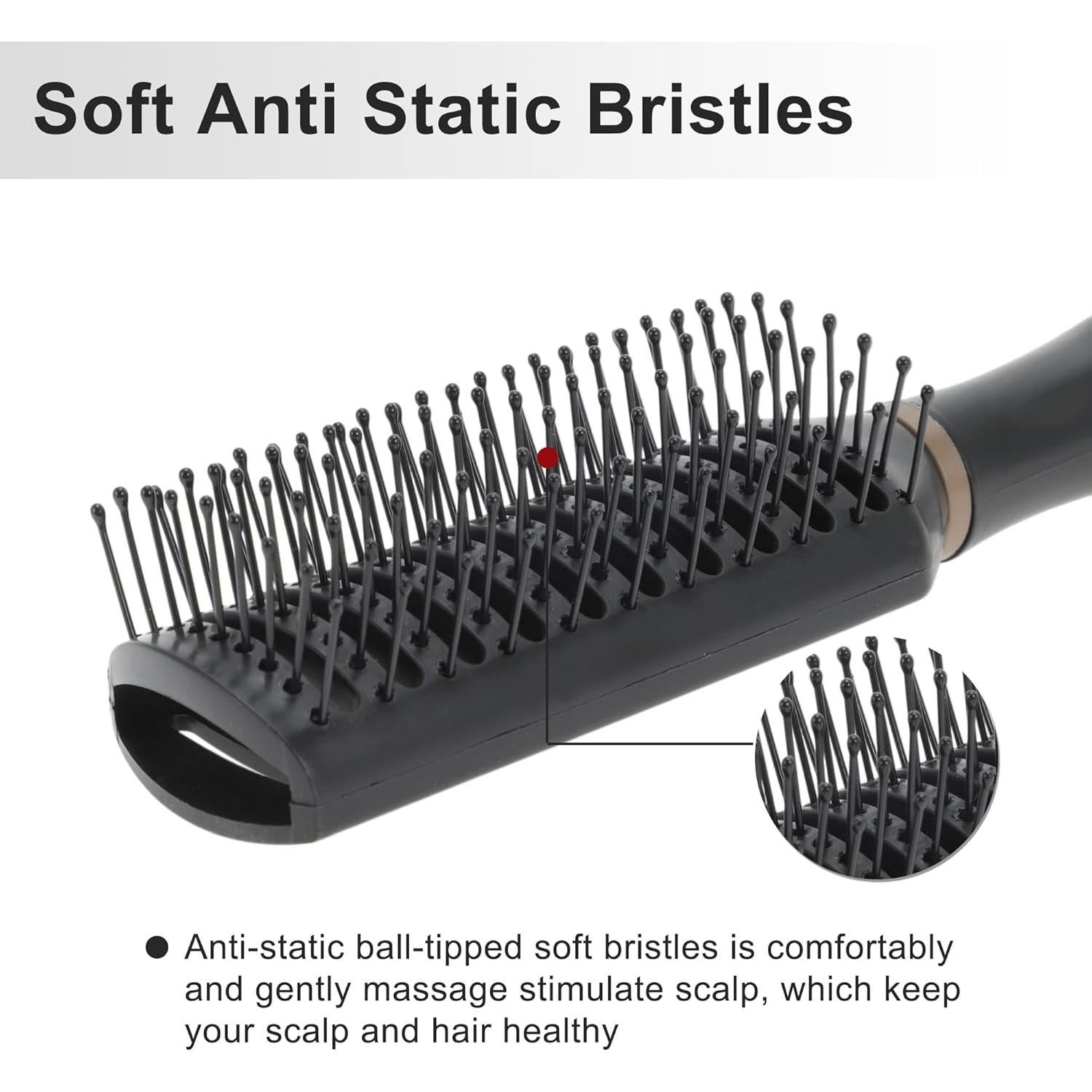 Cepillo Ventilado VOCOSTE para Secado Rápido - Negro