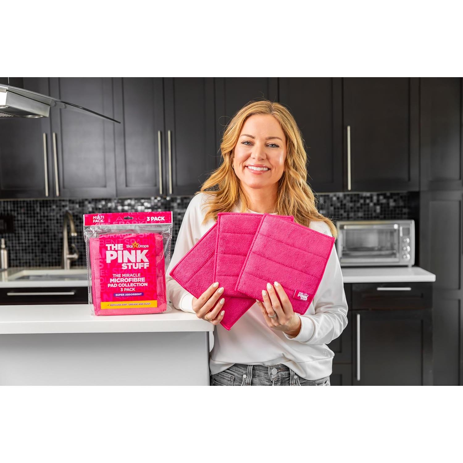 Almohadillas de Microfibra The Pink Stuff - 9 Paquete Reutilizables